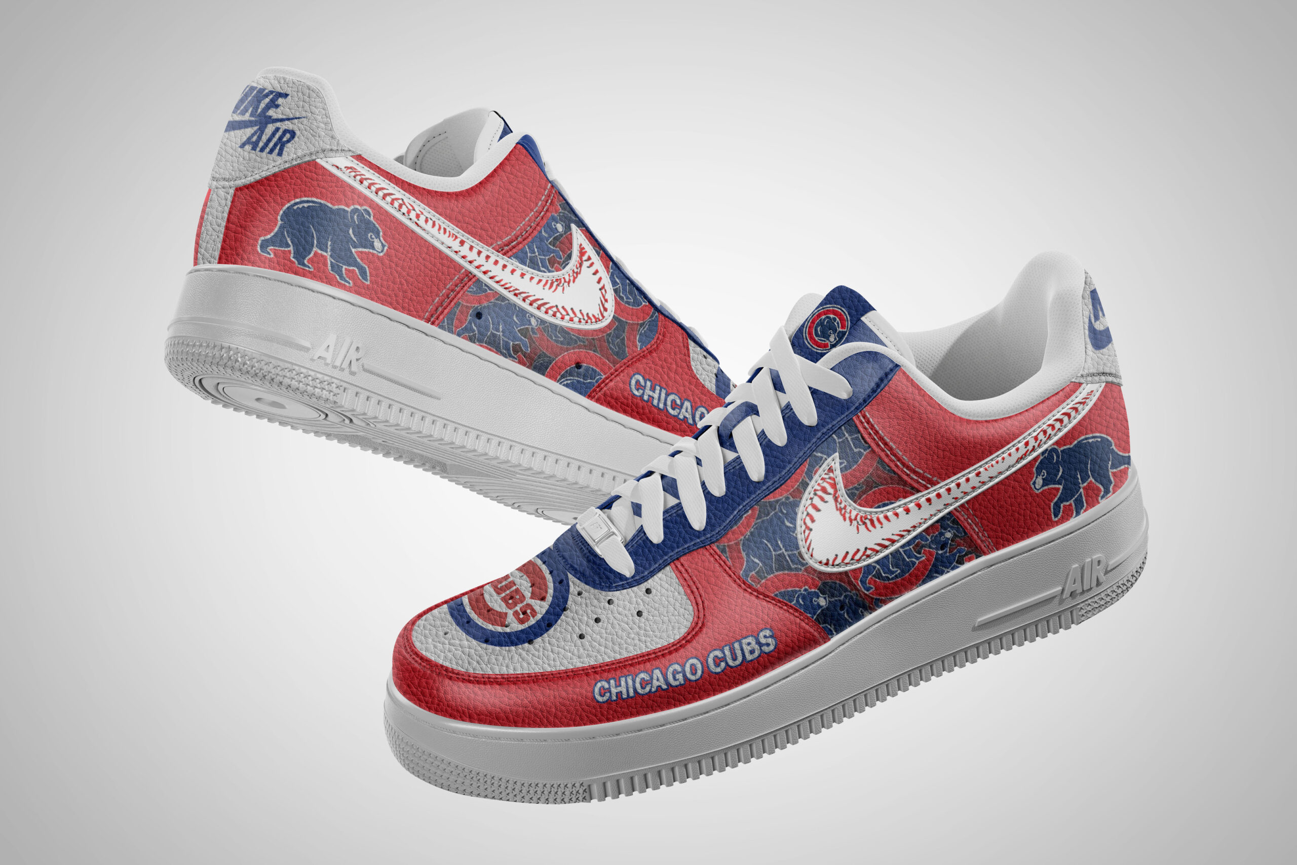 Chicago Cubs Air Low-Top Sneakers Shoes Comfortable For Men And Women Printed Full Size - Image 2