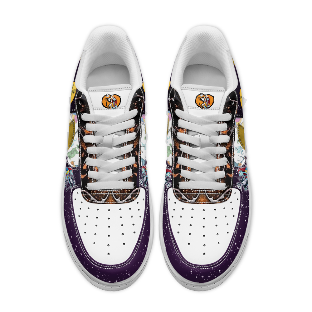 The Nightmare Before Christmas x Halloween Air Low-Top Sneakers Shoes Comfortable For Men And Women Printed Full Size - Image 3