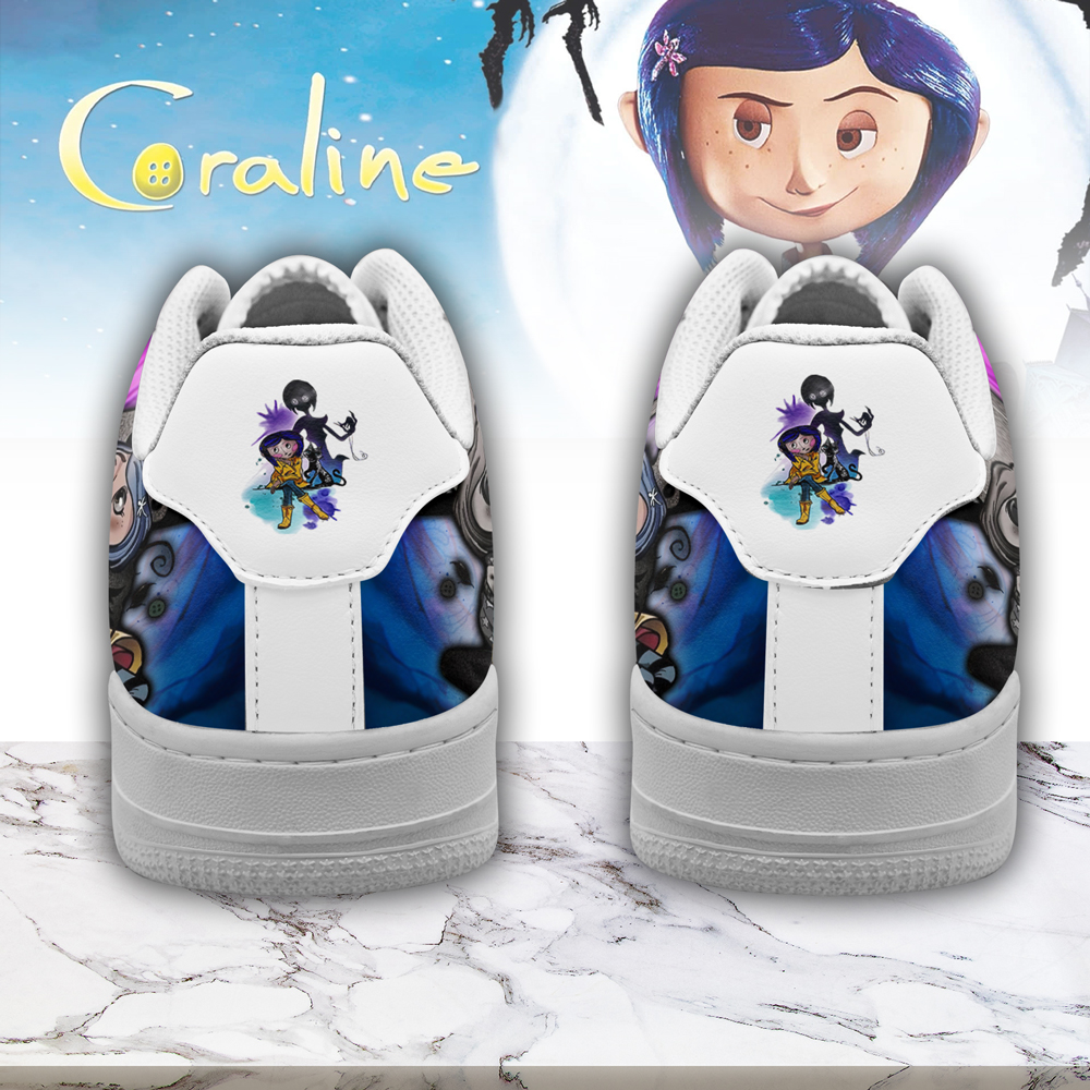 Coraline x Halloween Air Low-Top Sneakers Shoes Comfortable For Men And Women Printed Full Size - Image 2