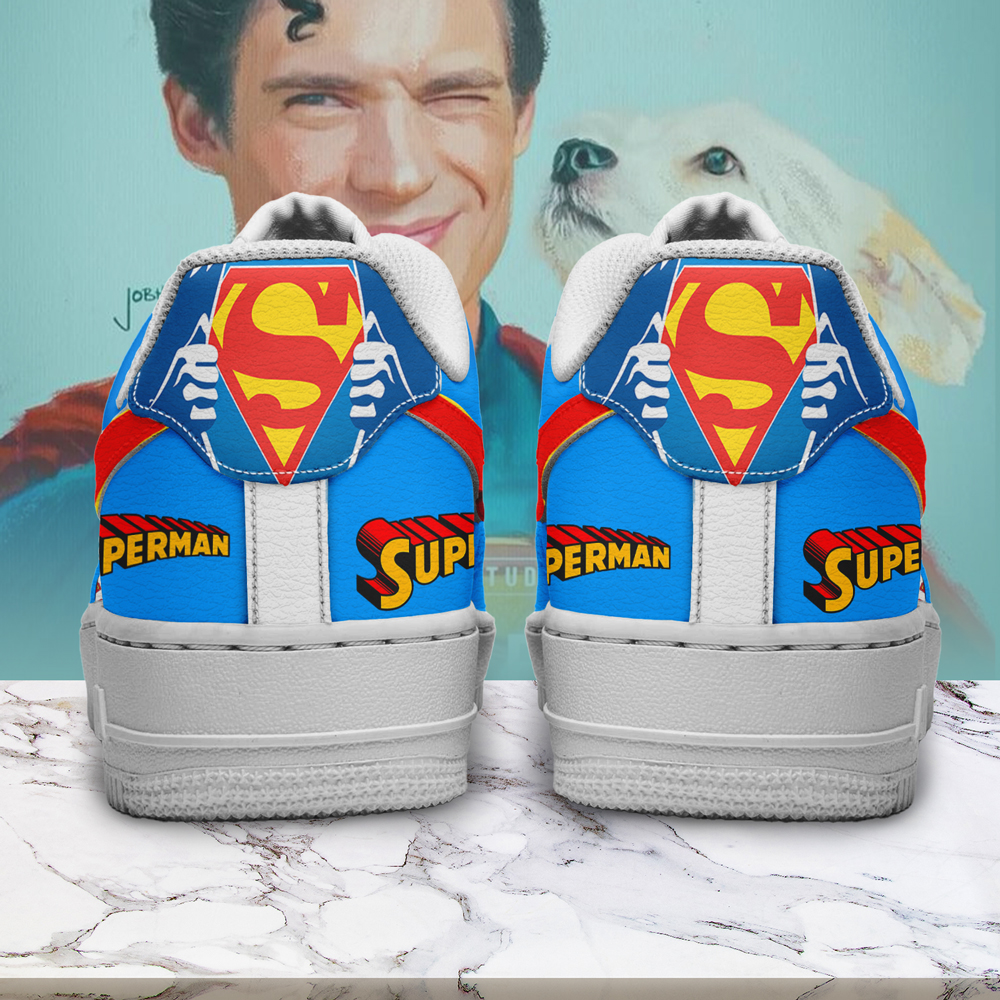 Superman Air Low-Top Sneakers Shoes Comfortable For Men And Women Printed Full Size - Image 3