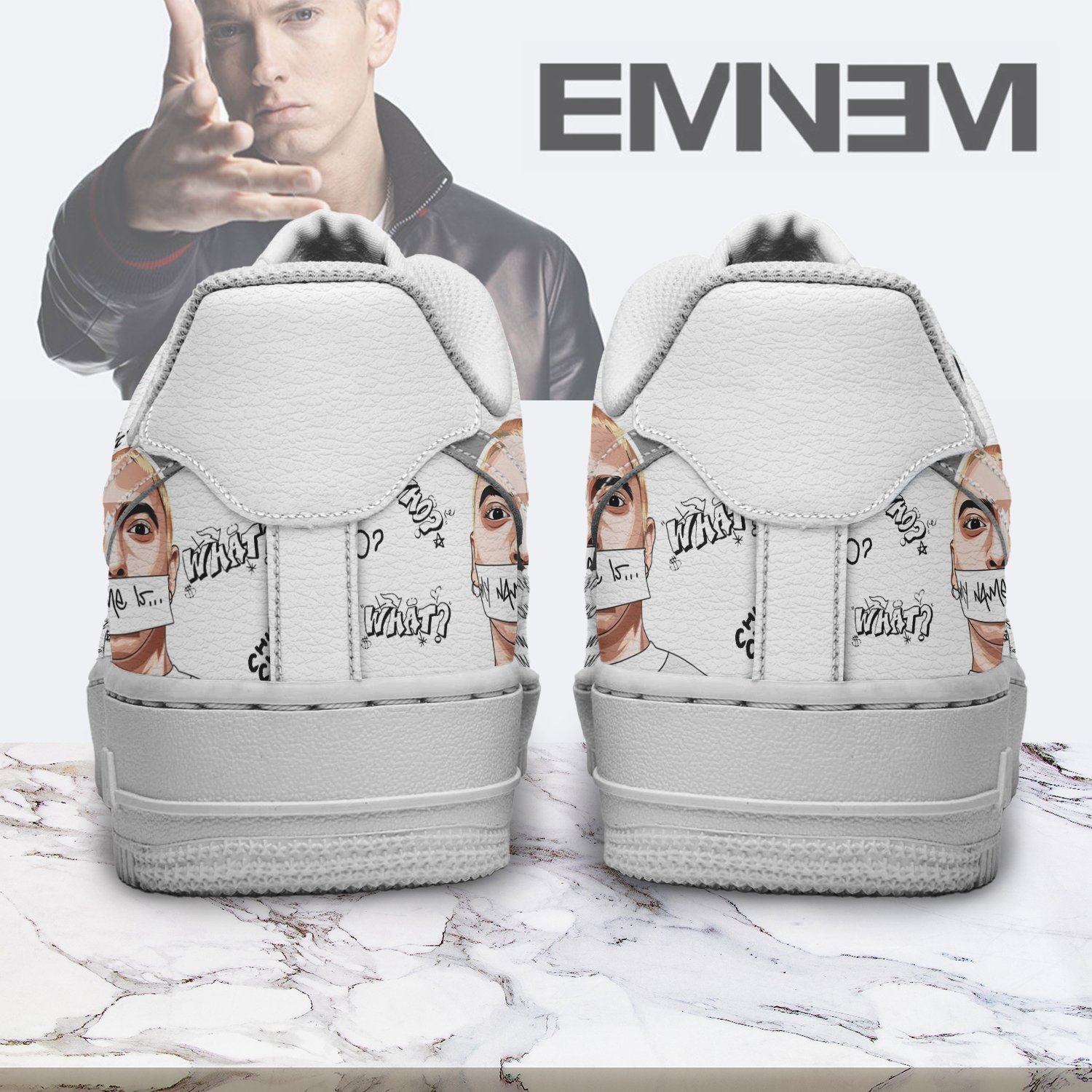 Eminem Air Low-Top Sneakers Shoes Comfortable For Men And Women Printed Full Size - Image 2