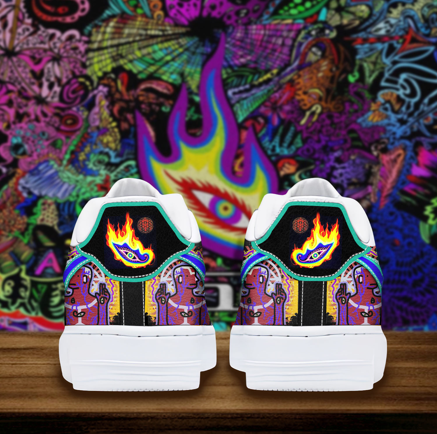 Tool Band Air Low-Top Sneakers Shoes Comfortable For Men And Women Printed Full Size - Image 3