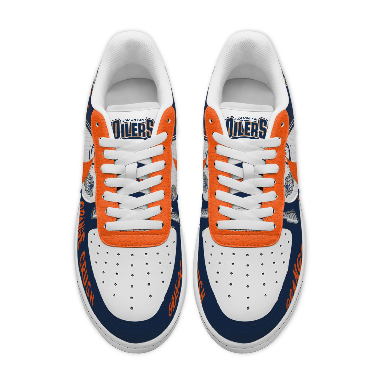 Edmonton Oilers Air Low-Top Sneakers Shoes Comfortable For Men And Women Printed Full Size - Image 3