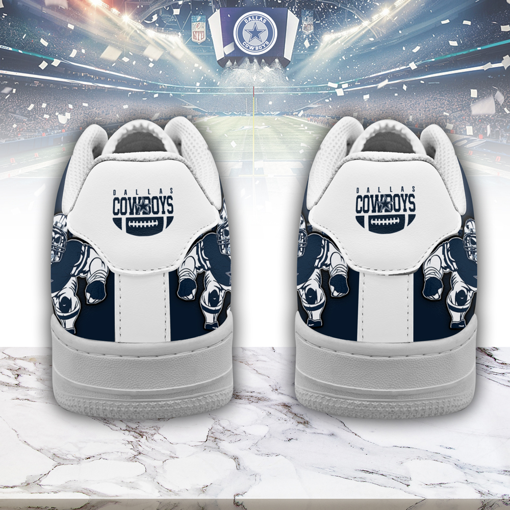 Dallas Cowboys Air Low-Top Sneakers Shoes Comfortable For Men And Women Printed Full Size - Image 3