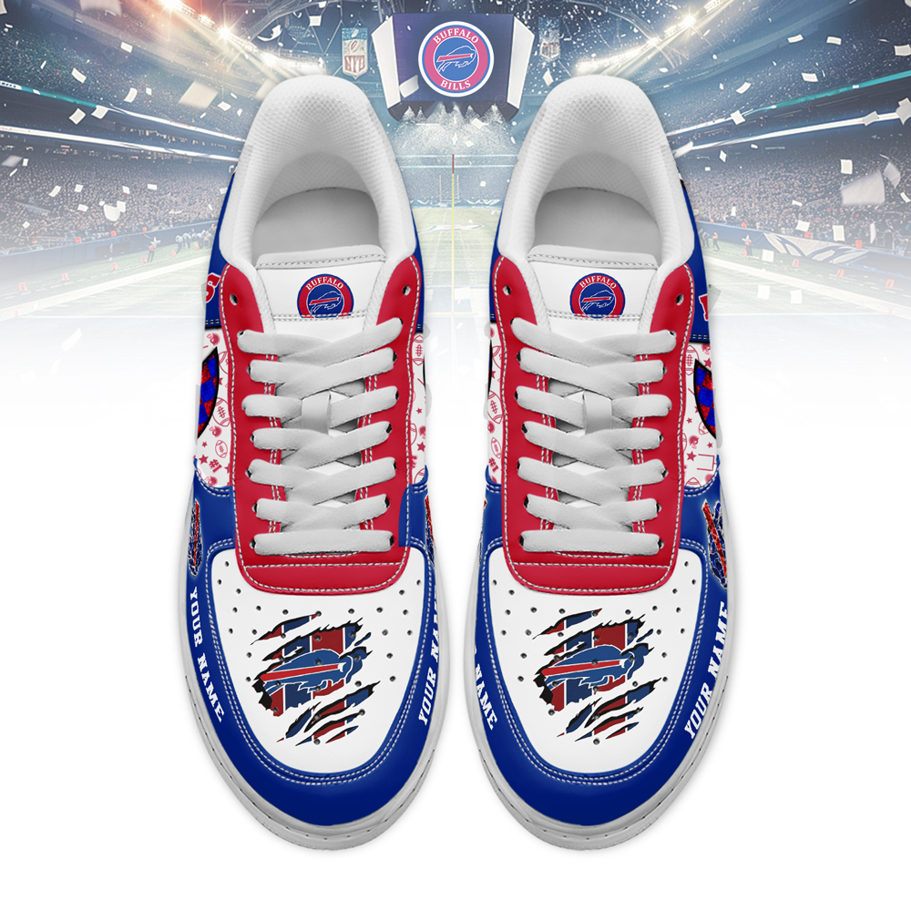 Buffalo Bills Air Low-Top Sneakers Shoes Comfortable For Men And Women Printed Full Size - Image 2