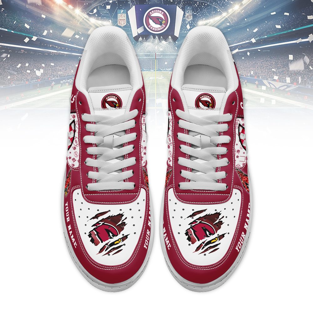 Arizona Cardinals Air Low-Top Sneakers Shoes Comfortable For Men And Women Printed Full Size - Image 3