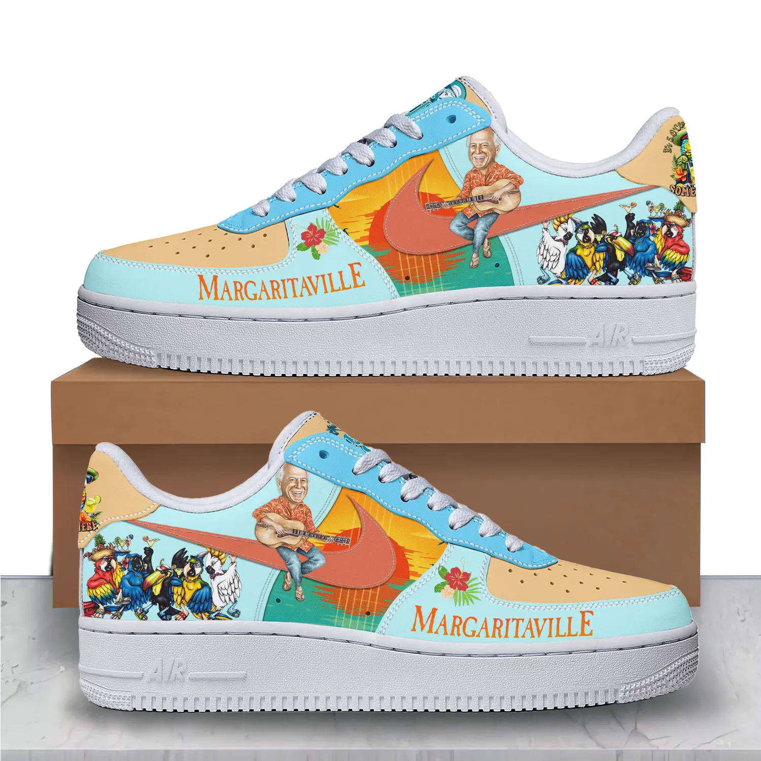 Jimmy Buffet Air Low-Top Sneakers Shoes Comfortable For Men And Women Printed Full Size - Image 3