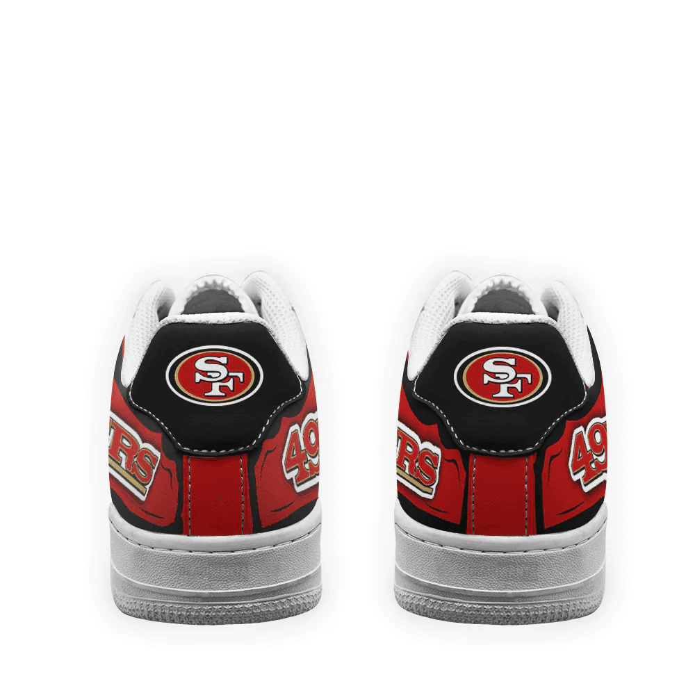 San Francisco 49ers NFL Air Low-Top Sneakers Shoes Comfortable For Men And Women Printed Full Size - Image 3