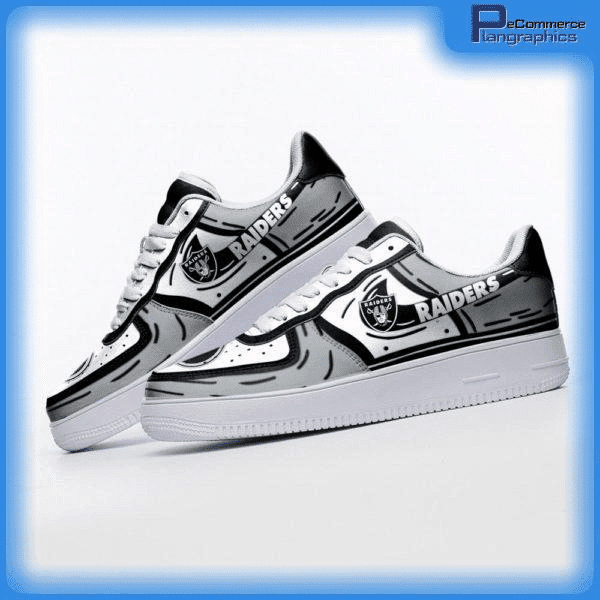 Las Vegas Raiders NFL Air Low-Top Sneakers Shoes Comfortable For Men And Women Printed Full Size - Image 3