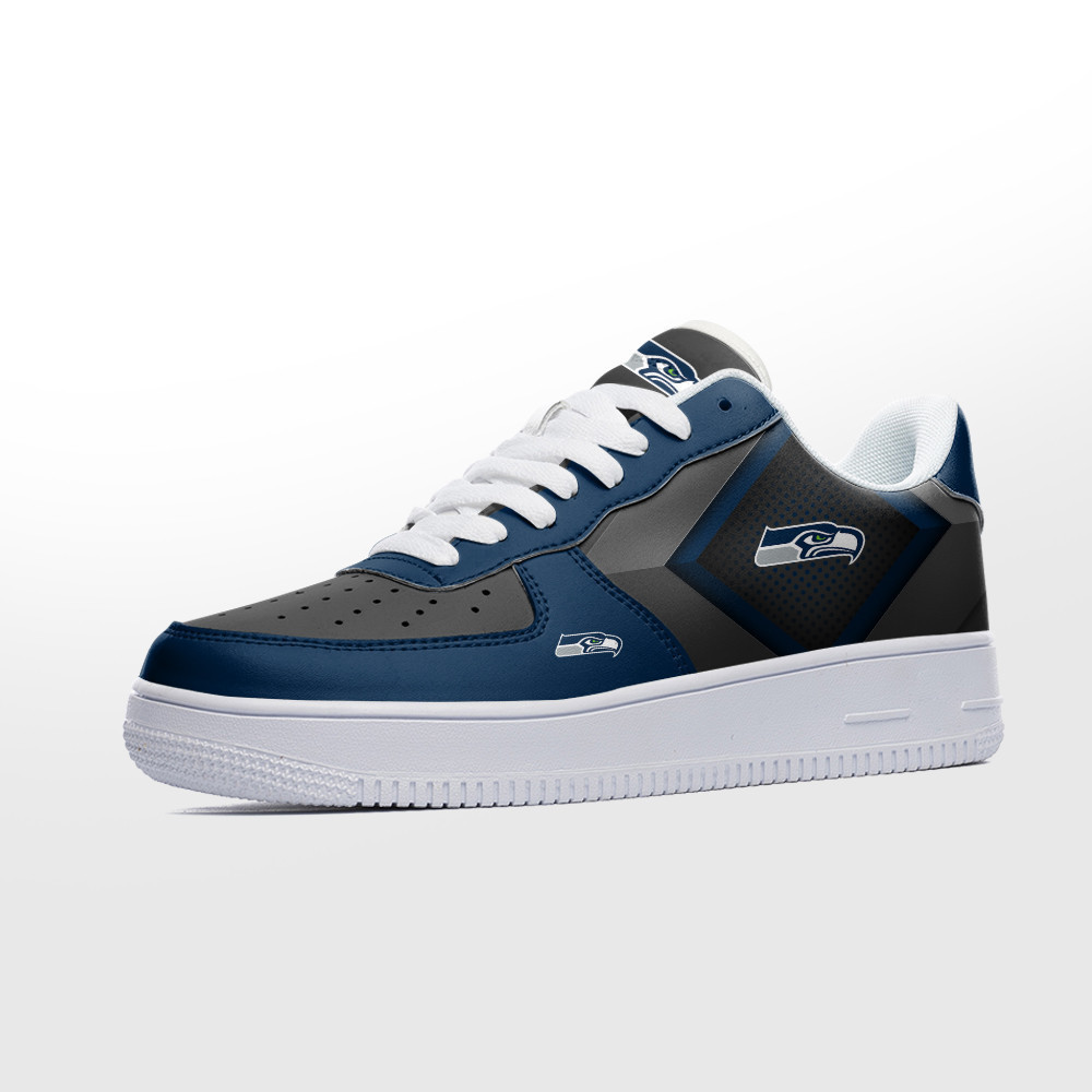 Seattle Seahawks NFL Air Low-Top Sneakers Shoes Comfortable For Men And Women Printed Full Size - Image 2
