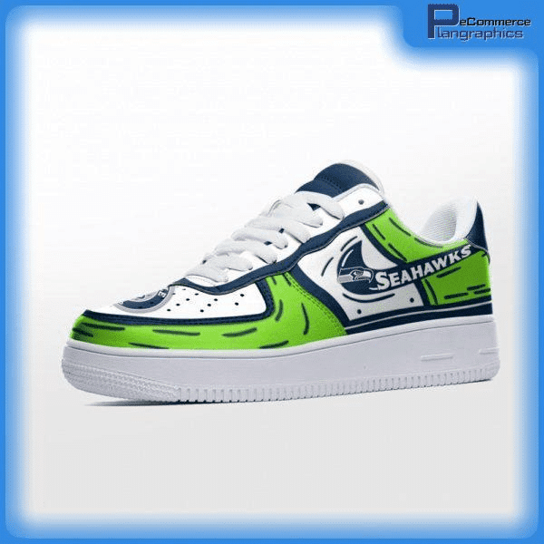 Seattle Seahawks NFL Air Low-Top Sneakers Shoes Comfortable For Men And Women Printed Full Size - Image 3