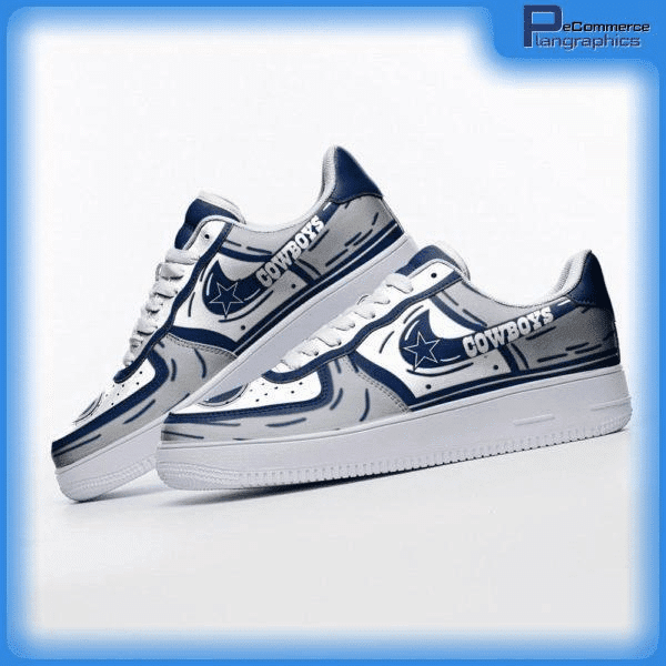 Dallas Cowboys NFL Air Low-Top Sneakers Shoes Comfortable For Men And Women Printed Full Size - Image 2