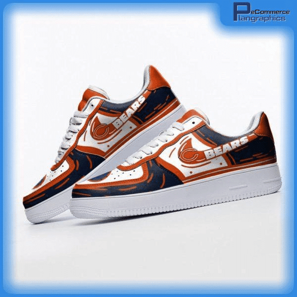 Chicago Bears NFL Air Low-Top Sneakers Shoes Comfortable For Men And Women Printed Full Size - Image 3