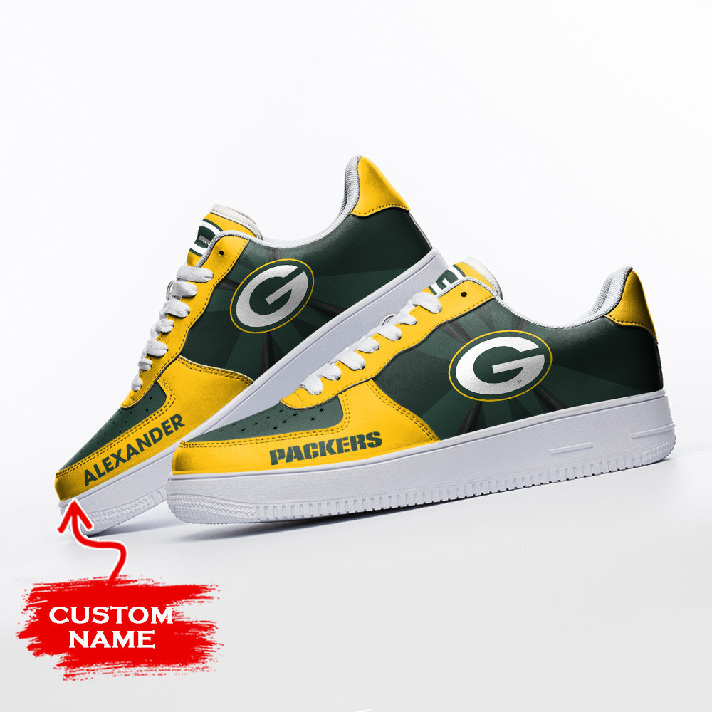 Green Bay Packers NFL Air Low-Top Sneakers Shoes Comfortable For Men And Women Printed Full Size - Image 3