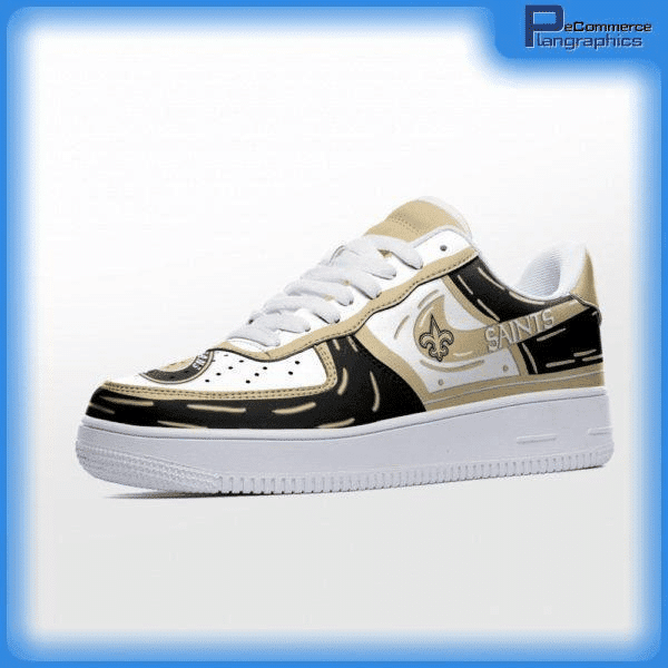 New Orleans Saints NFL Air Low-Top Sneakers Shoes Comfortable For Men And Women Printed Full Size - Image 3