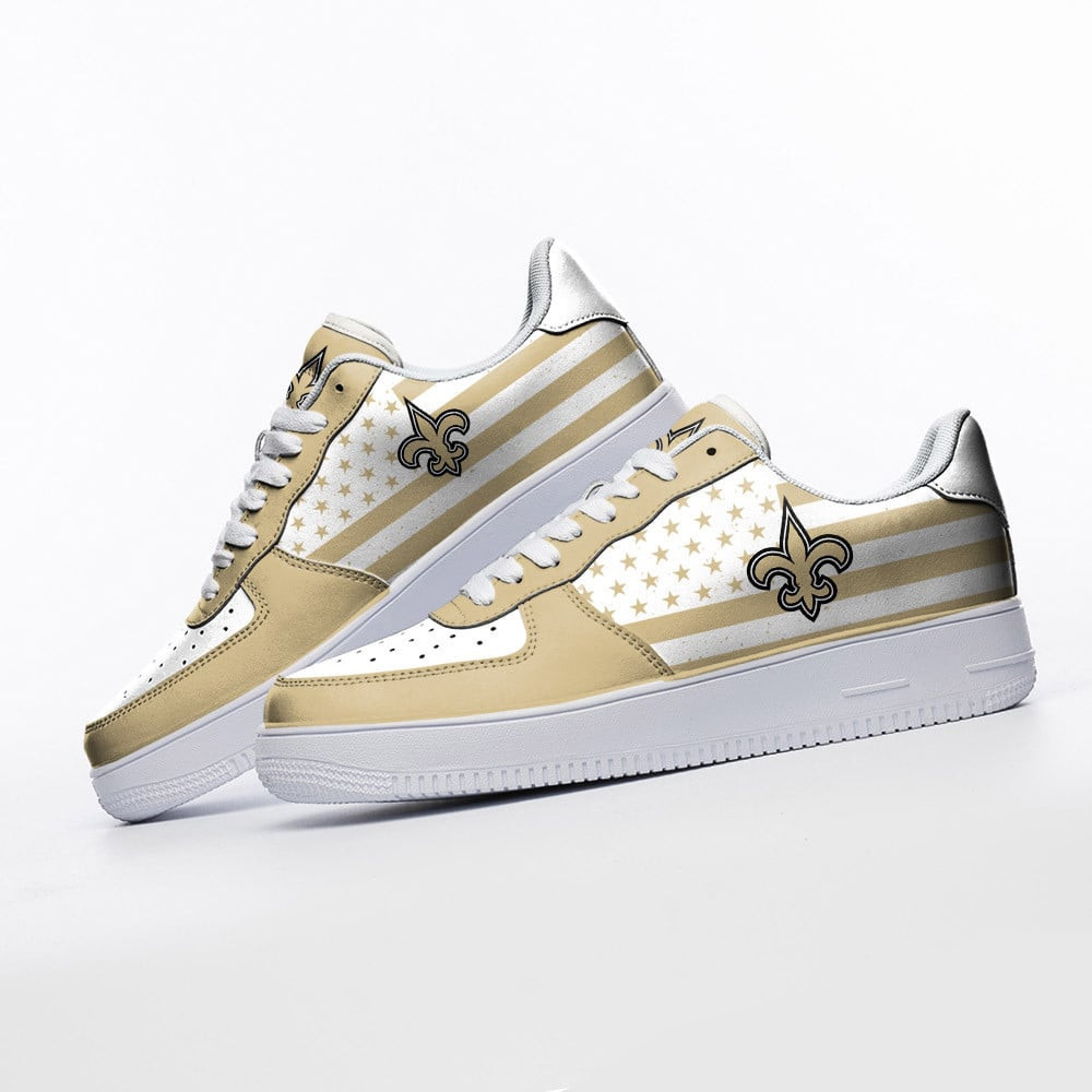 New Orleans Saints NFL Air Low-Top Sneakers Shoes Comfortable For Men And Women Printed Full Size - Image 3