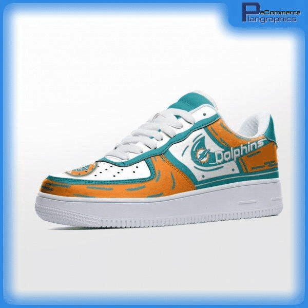Miami Dolphins NFL Air Low-Top Sneakers Shoes Comfortable For Men And Women Printed Full Size - Image 3