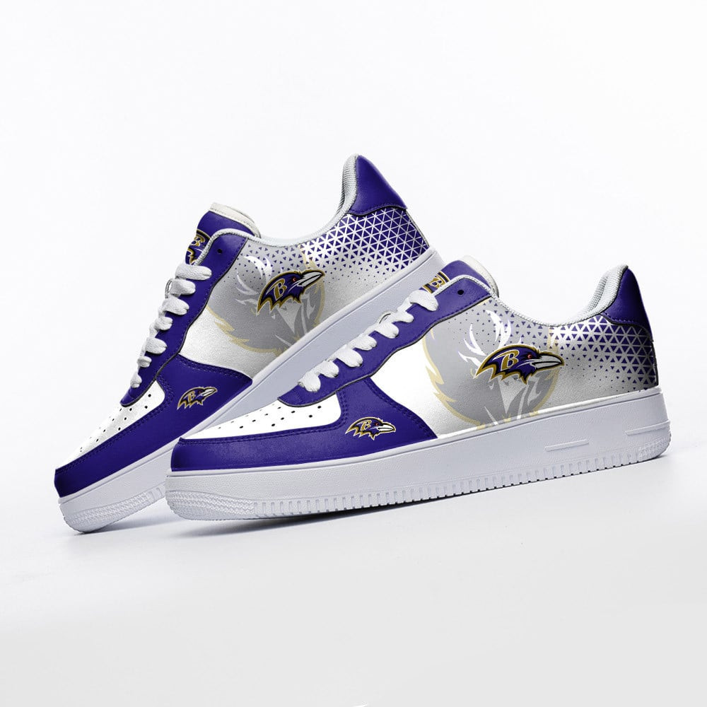 Baltimore Ravens NFL Air Low-Top Sneakers Shoes Comfortable For Men And Women Printed Full Size - Image 3