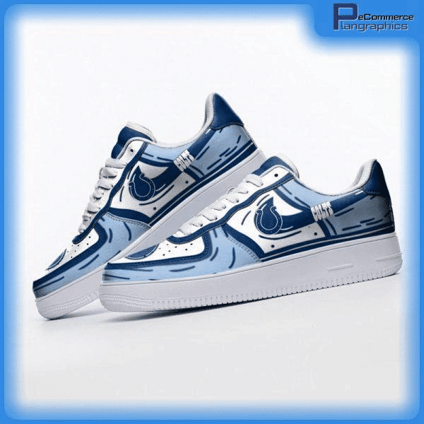 Indianapolis Colts NFL Air Low-Top Sneakers Shoes Comfortable For Men And Women Printed Full Size - Image 2