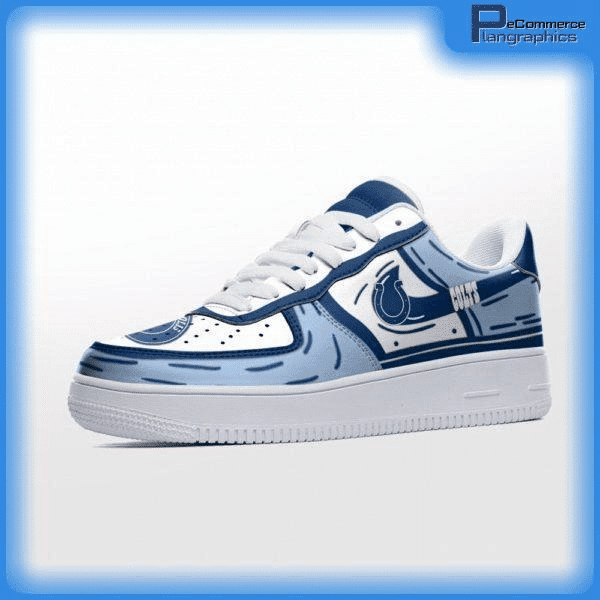 Indianapolis Colts NFL Air Low-Top Sneakers Shoes Comfortable For Men And Women Printed Full Size - Image 3
