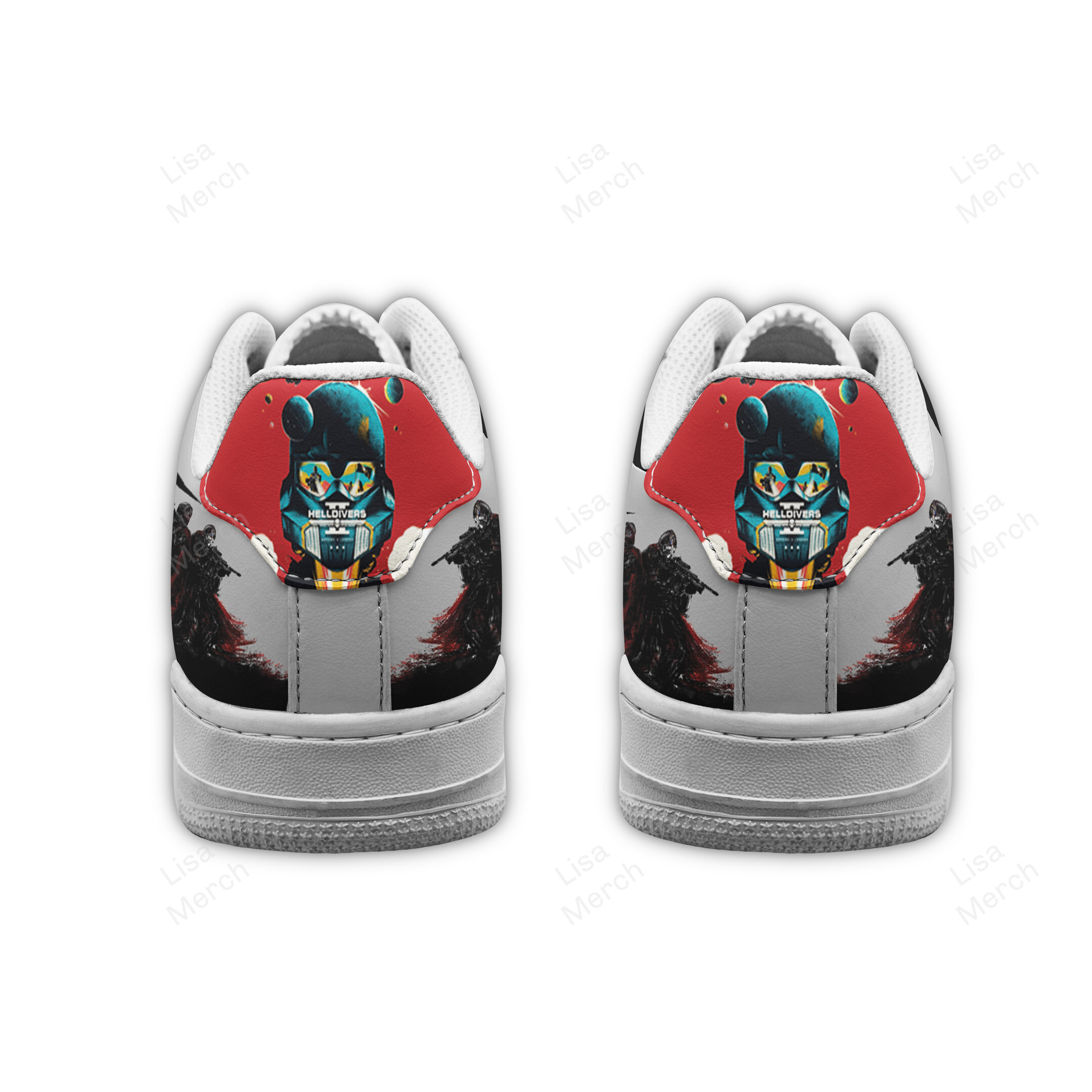 Helldivers Air Low-Top Sneakers Shoes Comfortable For Men And Women Printed Full Size - Image 3