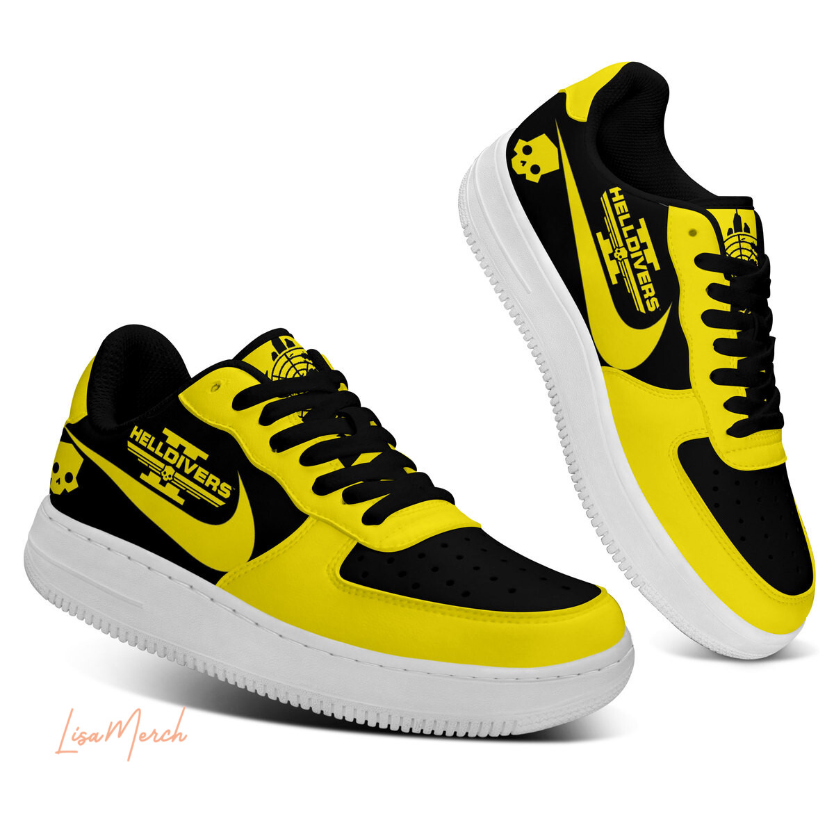 Helldivers Air Low-Top Sneakers Shoes Comfortable For Men And Women Printed Full Size - Image 3
