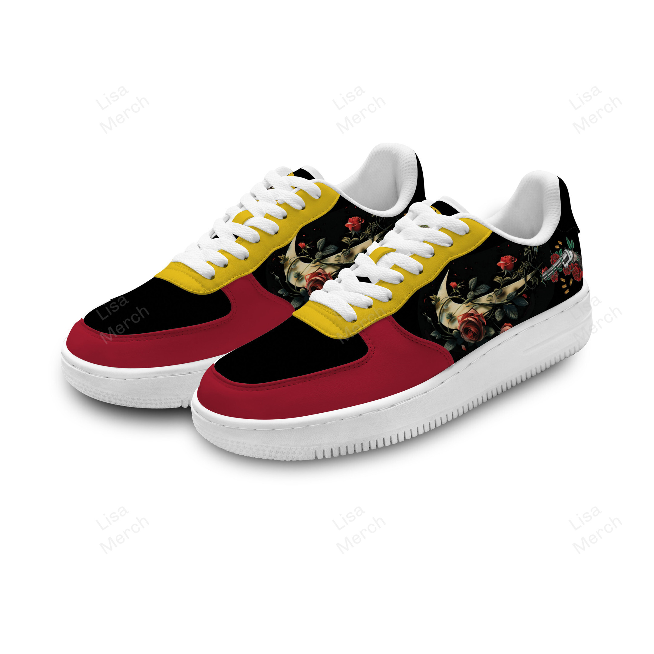 Guns Ne Roses Air Low-Top Sneakers Shoes Comfortable For Men And Women Printed Full Size - Image 3