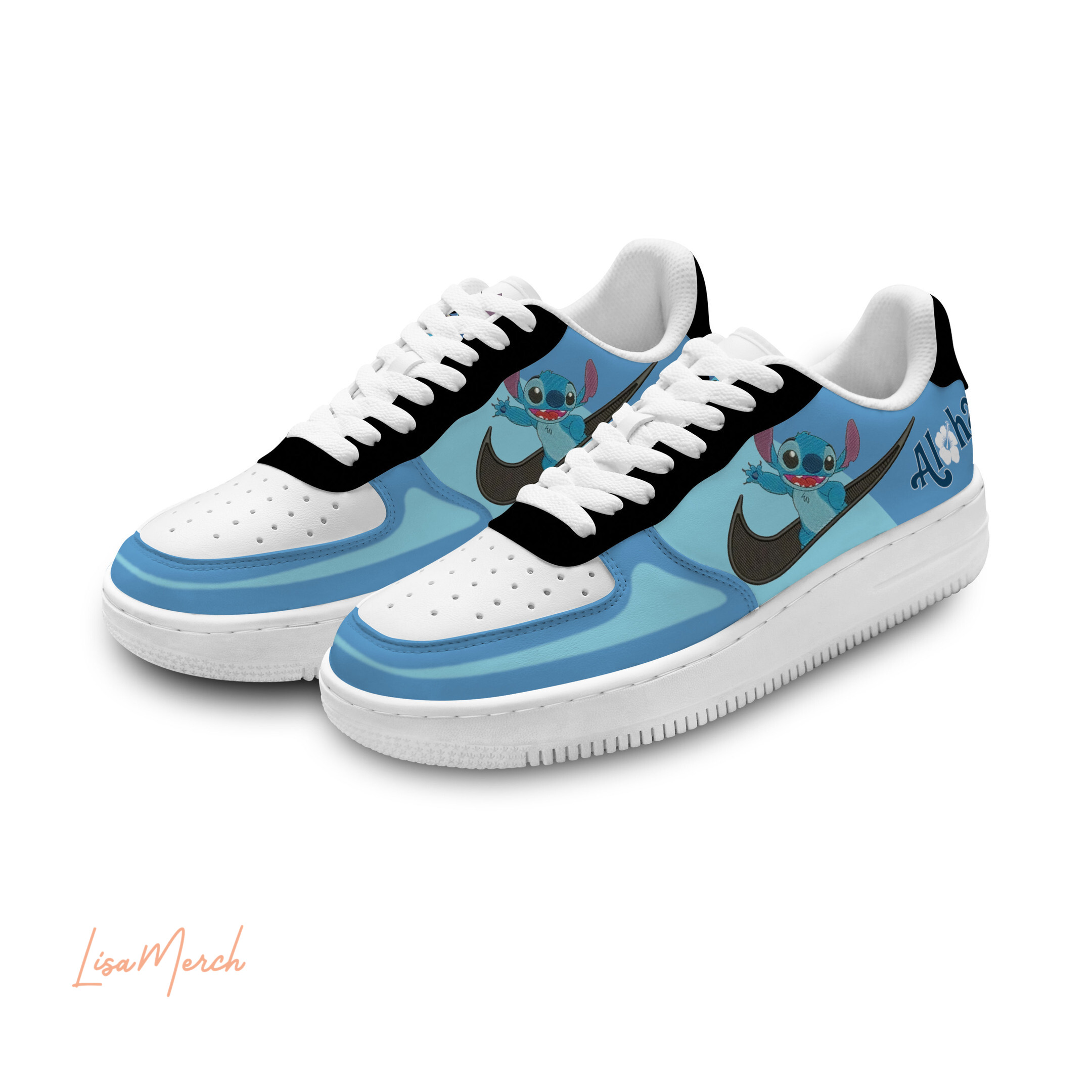 Stitch Air Low-Top Sneakers Shoes Comfortable For Men And Women Printed Full Size - Image 3