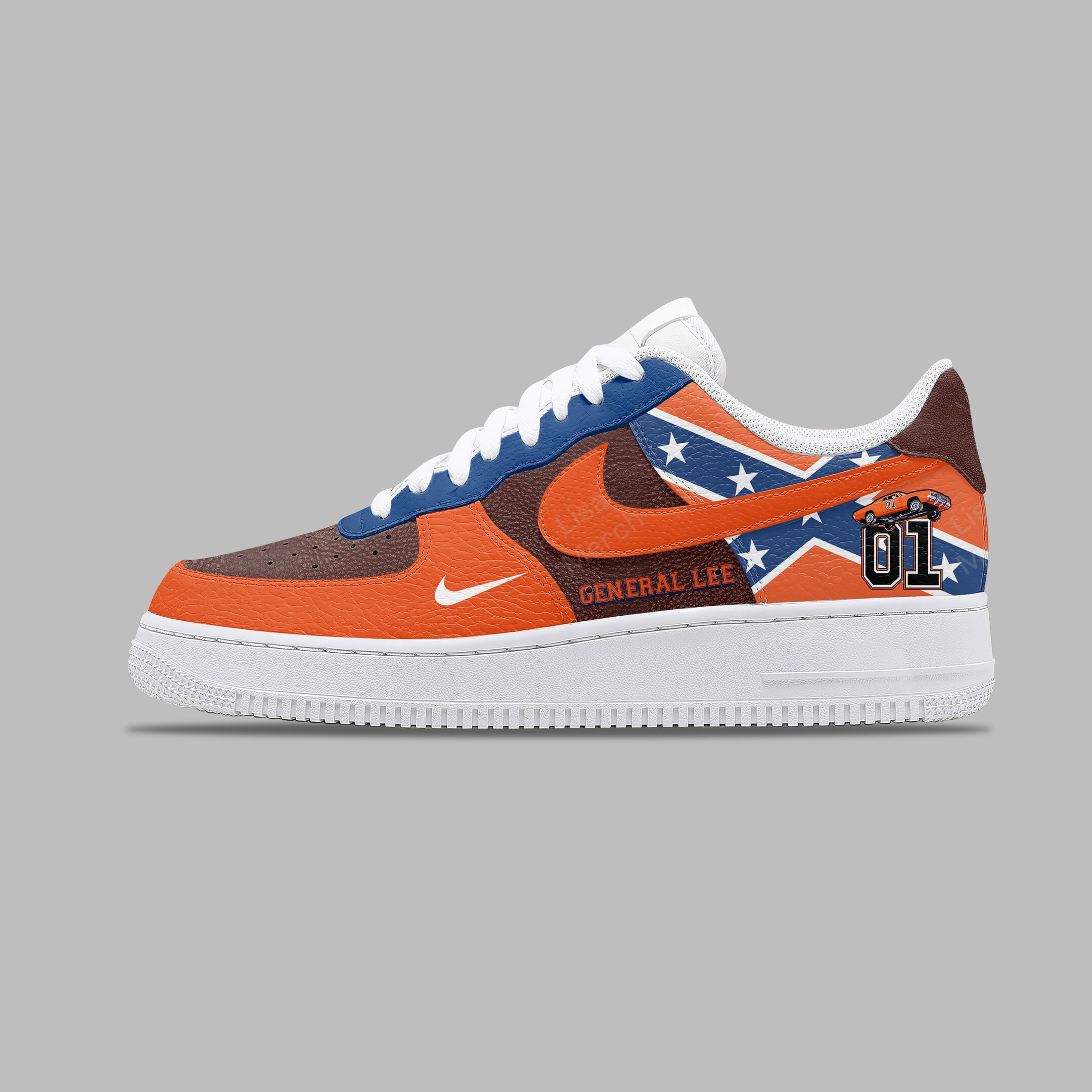 The Dukes of Hazzard Air Low-Top Sneakers Shoes Comfortable For Men And Women Printed Full Size - Image 3