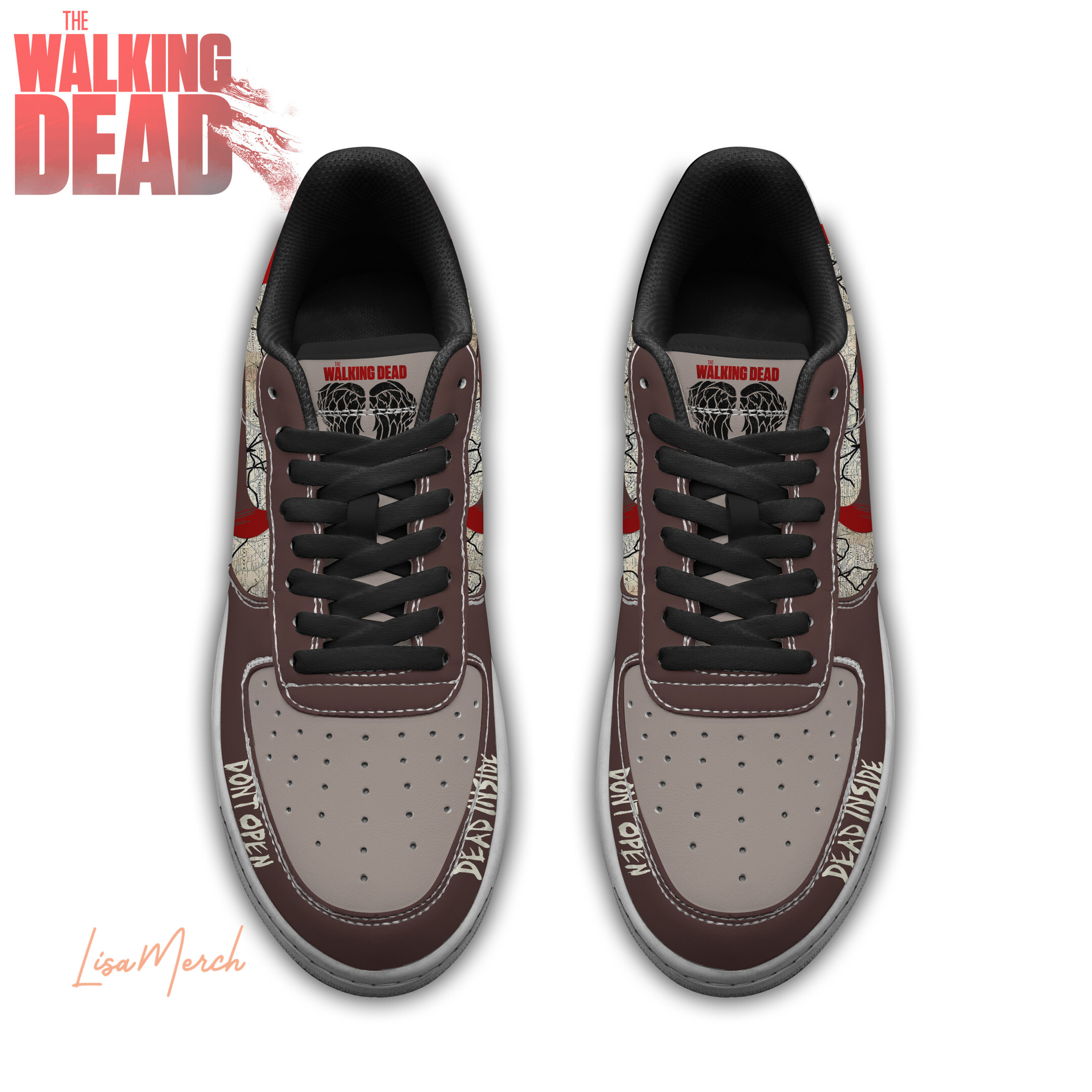 The Walking Dead Air Low-Top Sneakers Shoes Comfortable For Men And Women Printed Full Size - Image 2