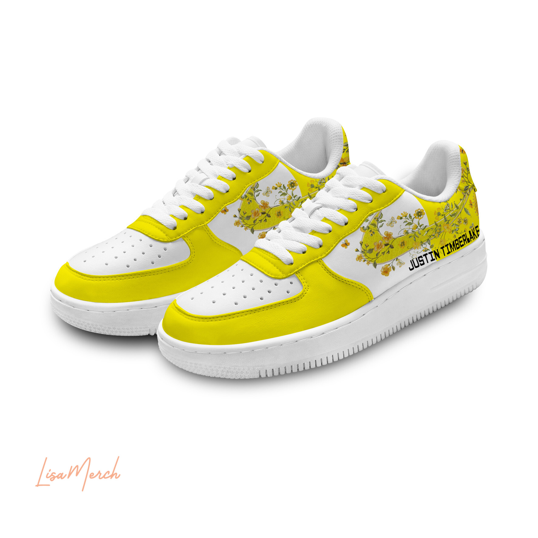 Justin Timberlake Air Low-Top Sneakers Shoes Comfortable For Men And Women Printed Full Size - Image 2