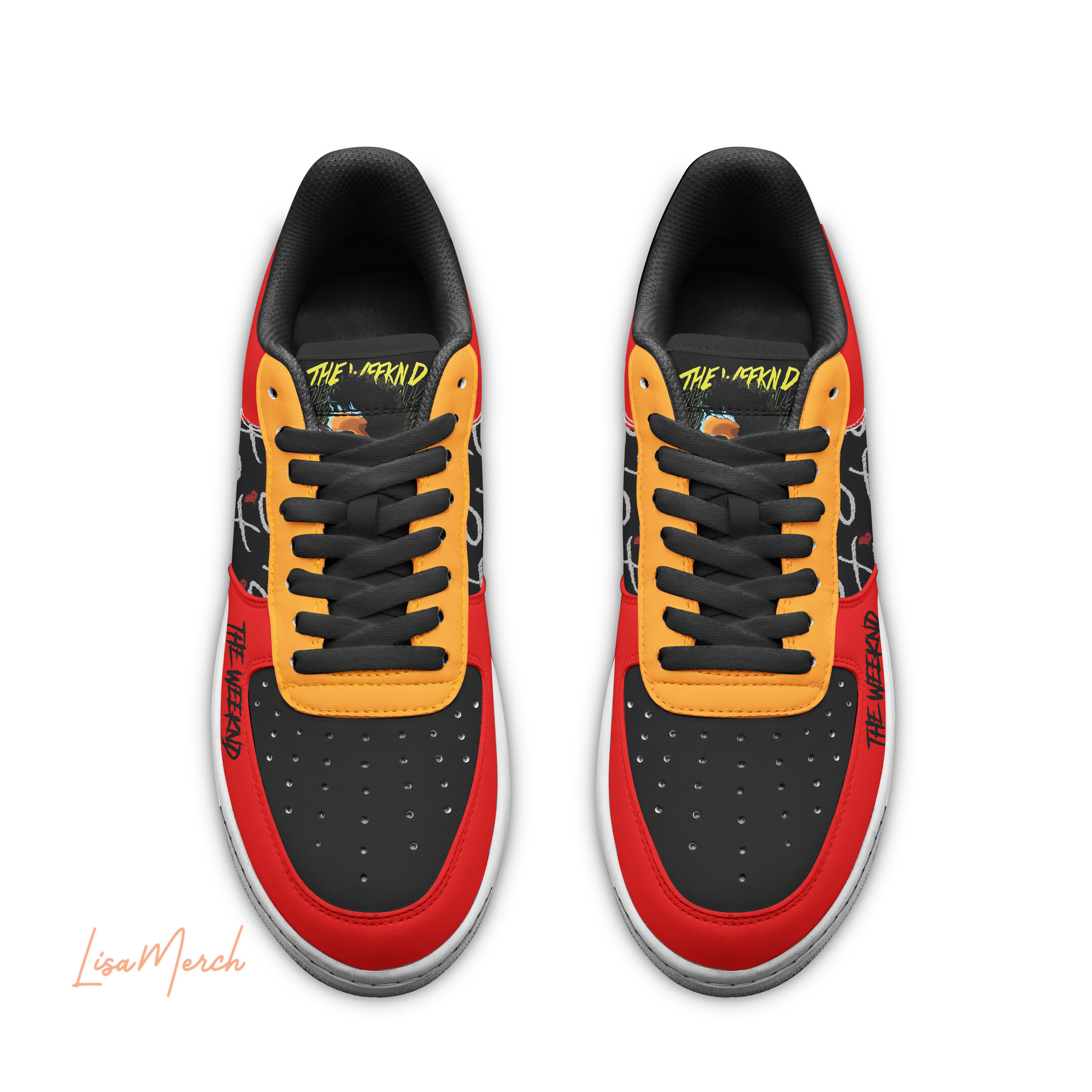 The Weeknd Air Low-Top Sneakers Shoes Comfortable For Men And Women Printed Full Size - Image 2