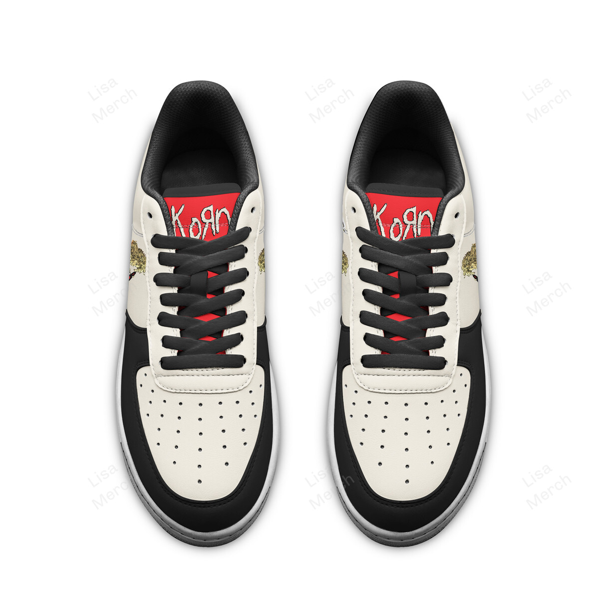 Korn Air Low-Top Sneakers Shoes Comfortable For Men And Women Printed Full Size - Image 2