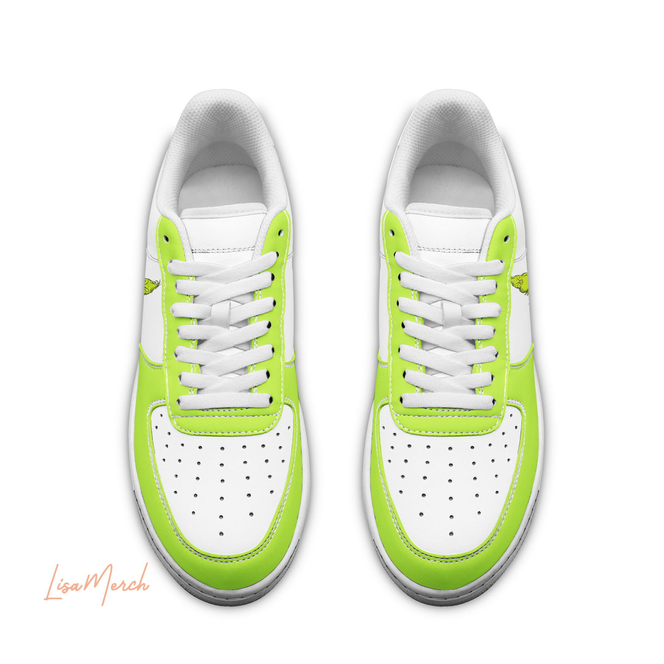 The Grinch Air Low-Top Sneakers Shoes Comfortable For Men And Women Printed Full Size - Image 2