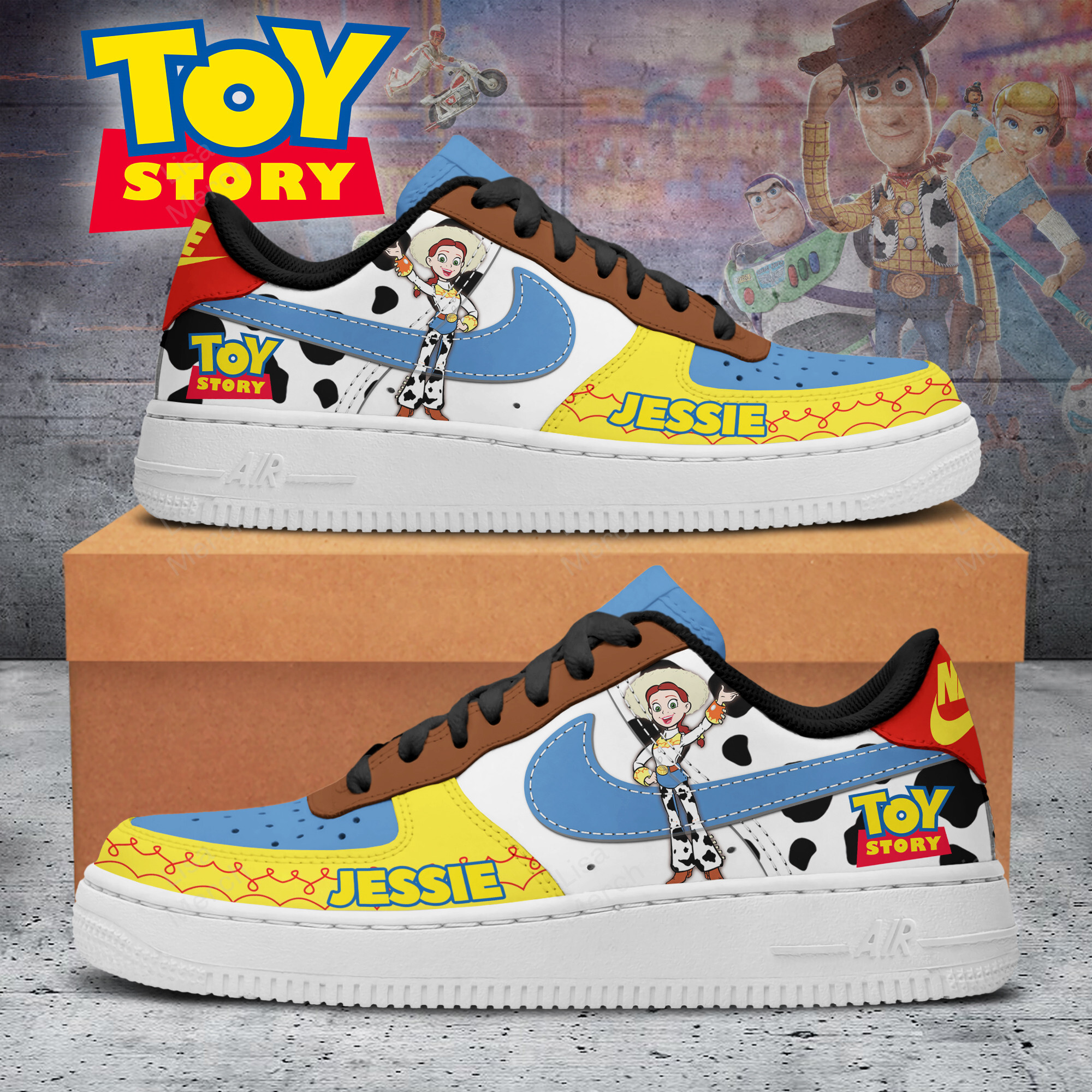 Toy Story Air Low-Top Sneakers Shoes Comfortable For Men And Women Printed Full Size - Image 3