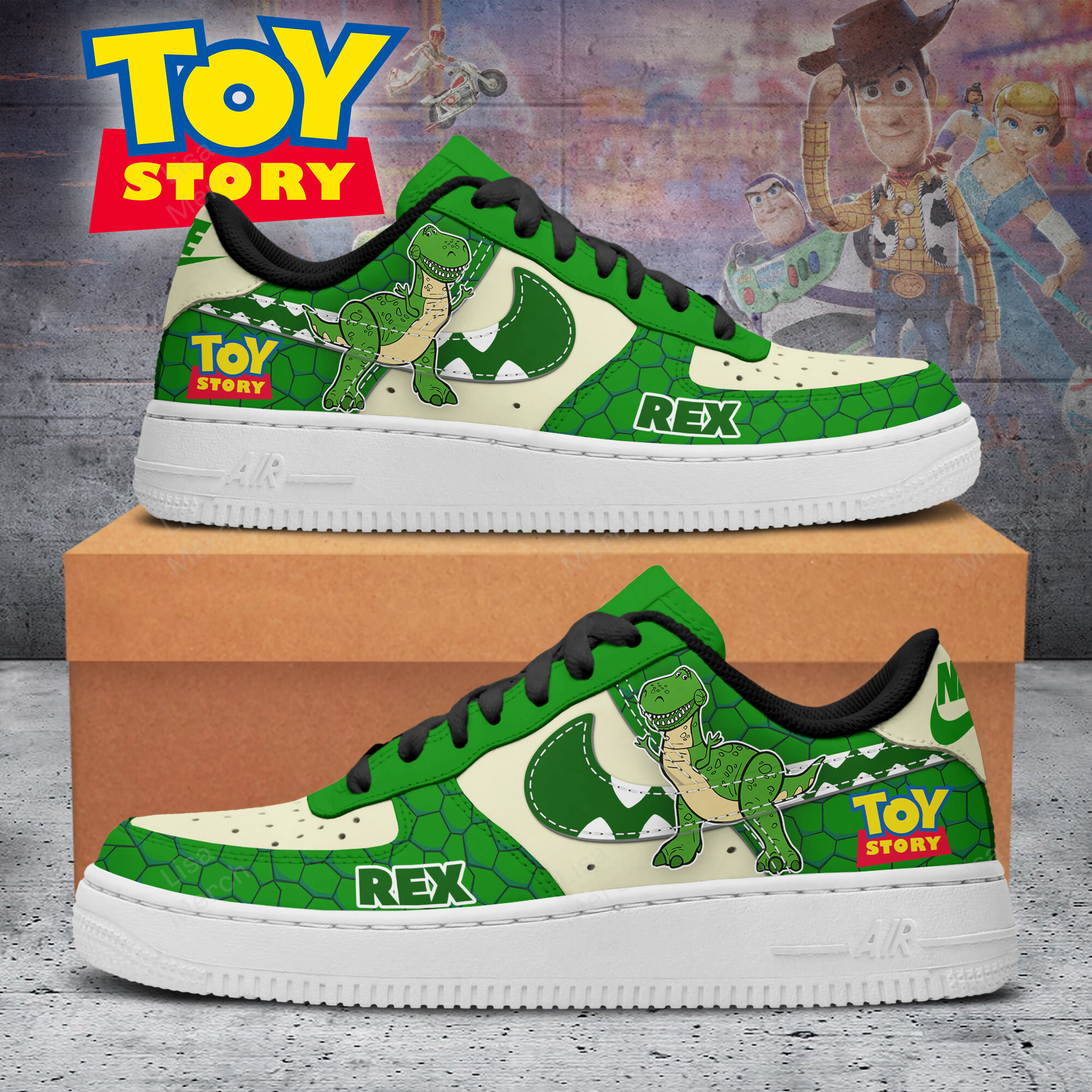 Toy Story Air Low-Top Sneakers Shoes Comfortable For Men And Women Printed Full Size - Image 3