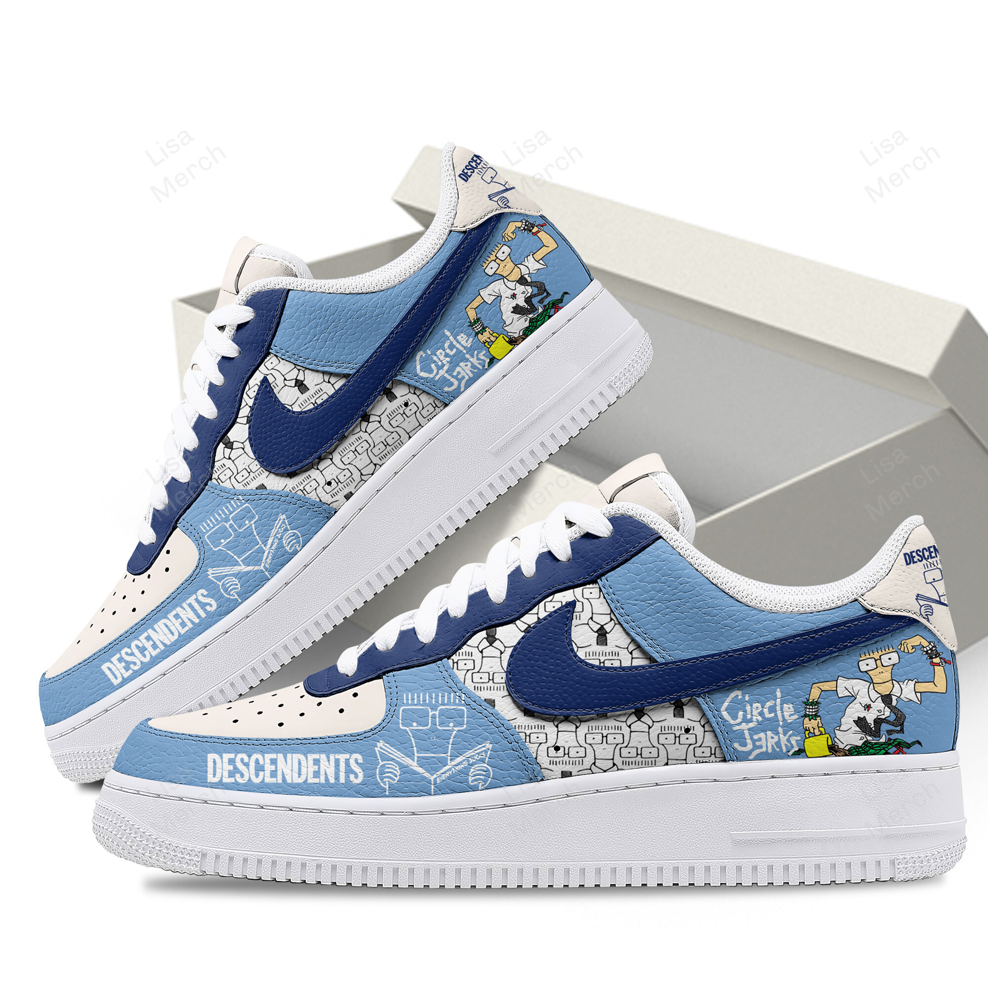 Descendents Air Low-Top Sneakers Shoes Comfortable For Men And Women Printed Full Size - Image 2
