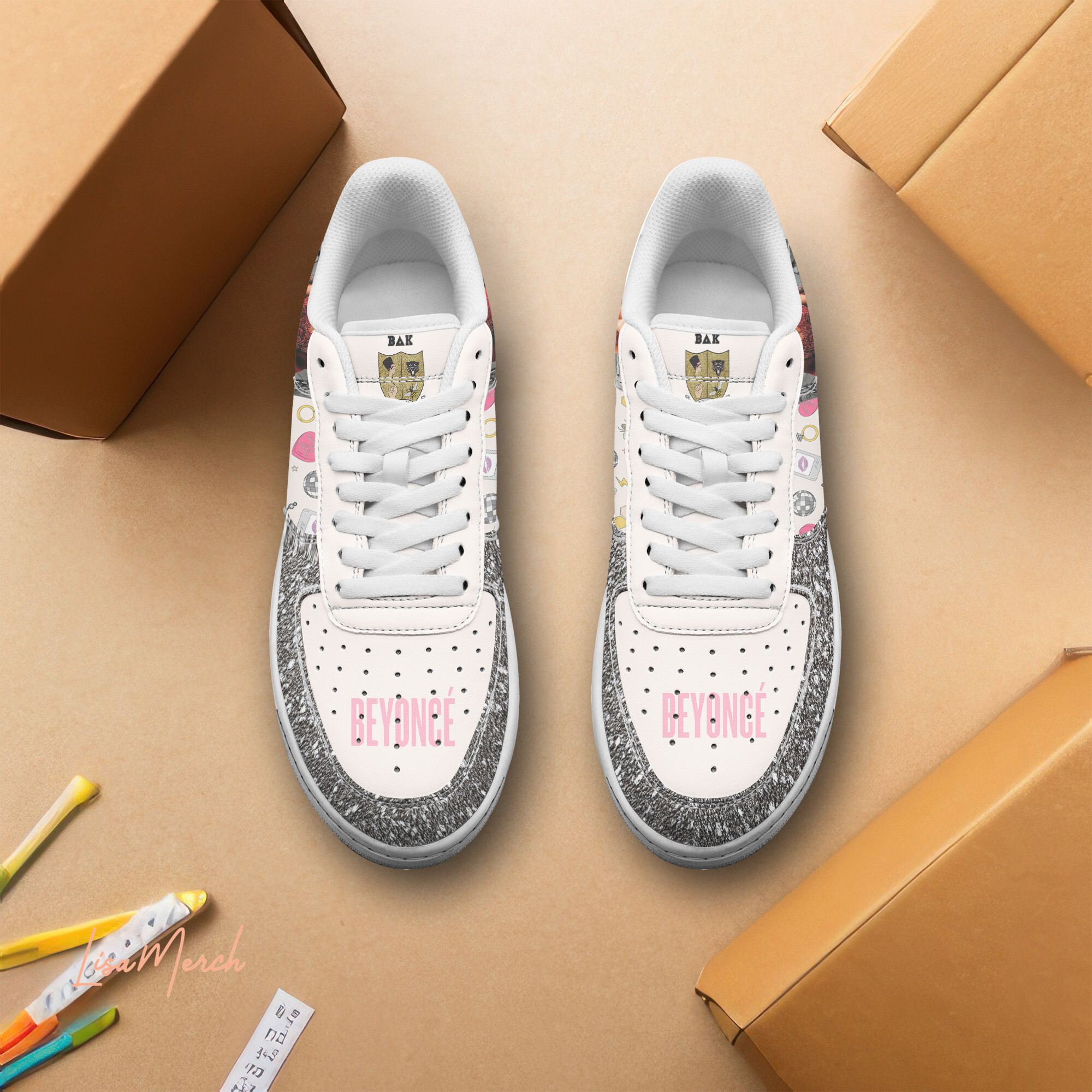 Beyonce Air Low-Top Sneakers Shoes Comfortable For Men And Women Printed Full Size - Image 3