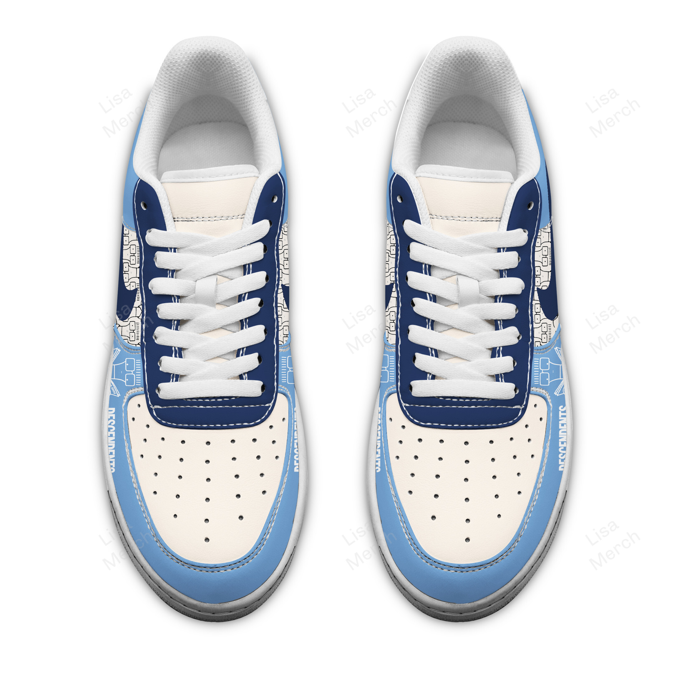 Descendents Air Low-Top Sneakers Shoes Comfortable For Men And Women Printed Full Size - Image 3