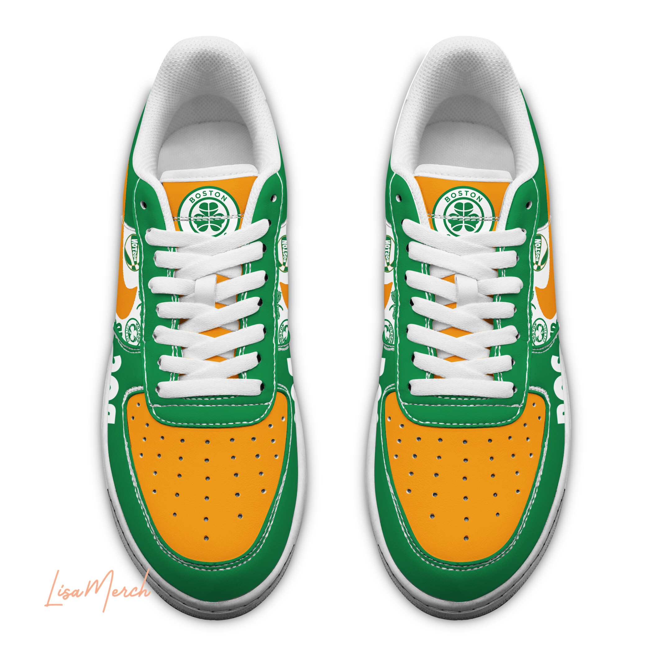 Boston Celtics Air Low-Top Sneakers Shoes Comfortable For Men And Women Printed Full Size - Image 3