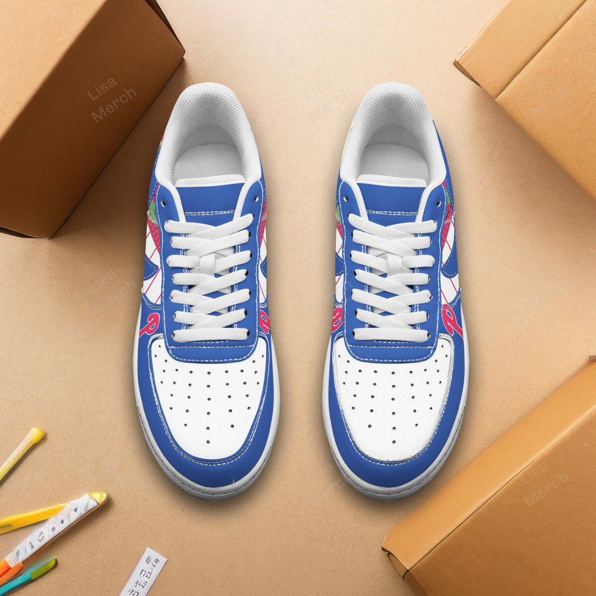 Philadelphia Phillies Air Low-Top Sneakers Shoes Comfortable For Men And Women Printed Full Size - Image 3