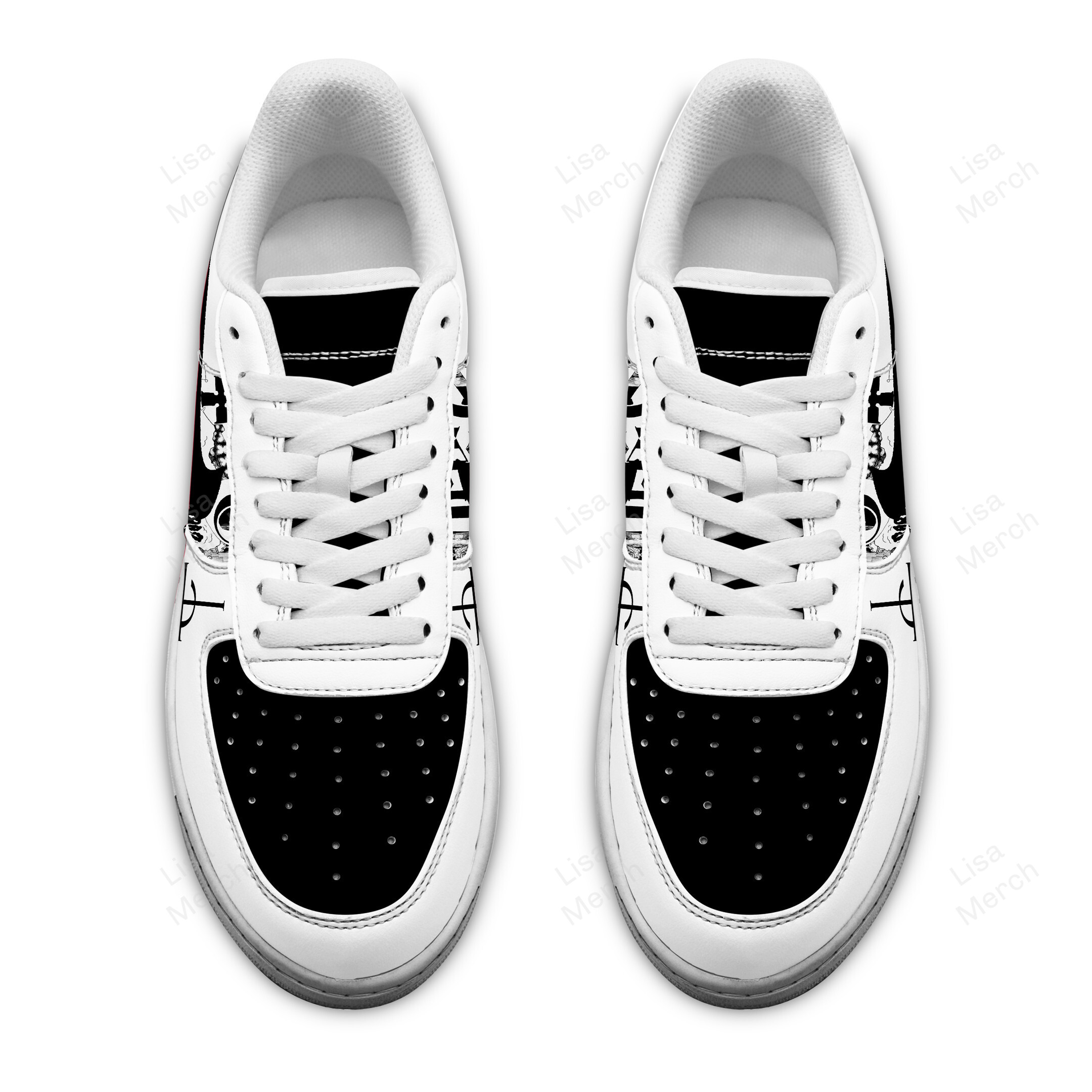 Ghost Air Low-Top Sneakers Shoes Comfortable For Men And Women Printed Full Size - Image 3