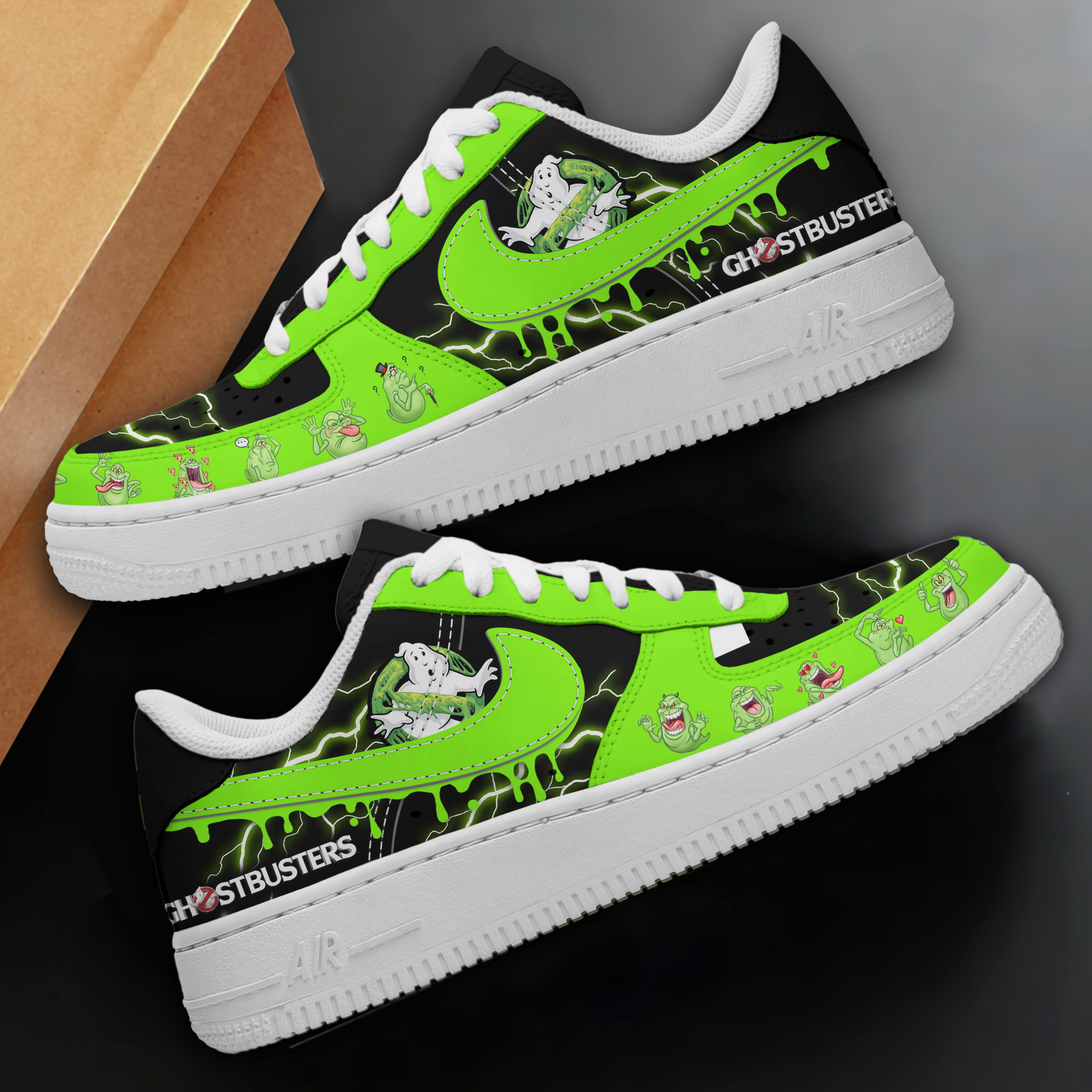 Ghostbusters Air Low-Top Sneakers Shoes Comfortable For Men And Women Printed Full Size - Image 2