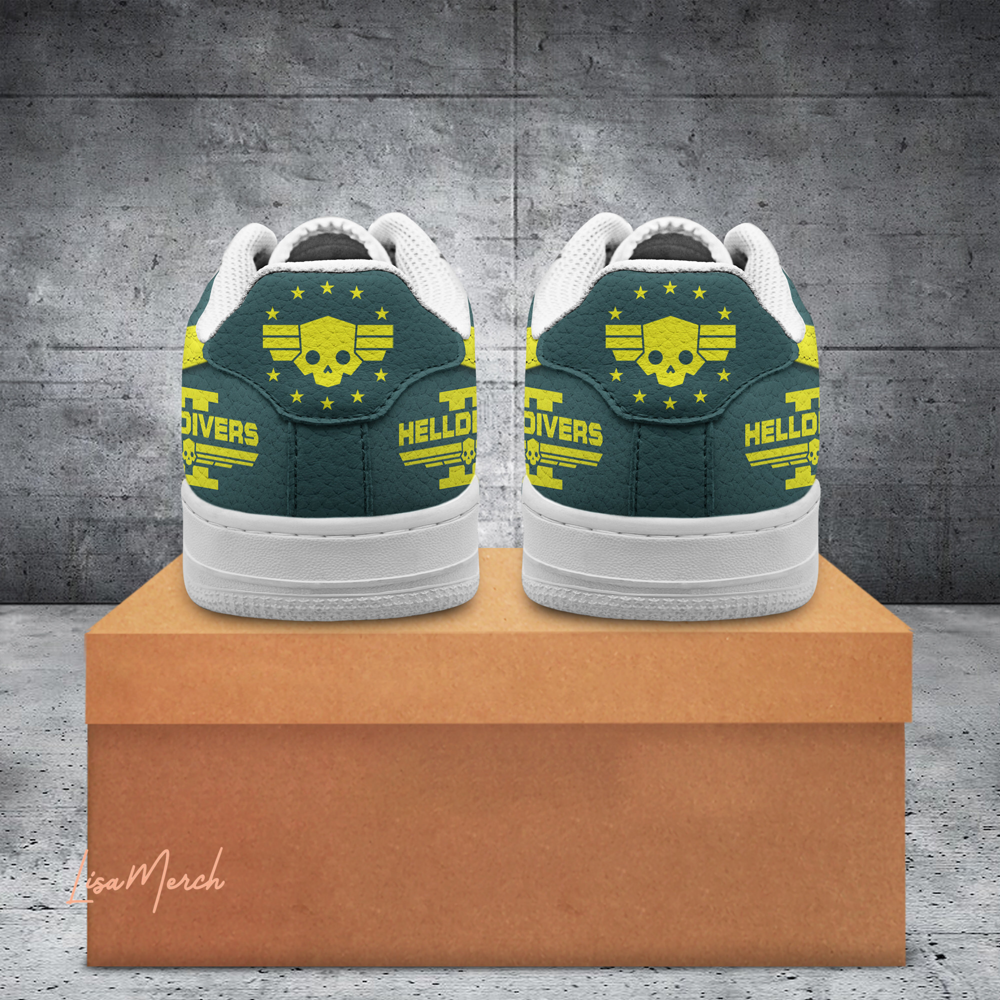 Helldivers Air Low-Top Sneakers Shoes Comfortable For Men And Women Printed Full Size - Image 3