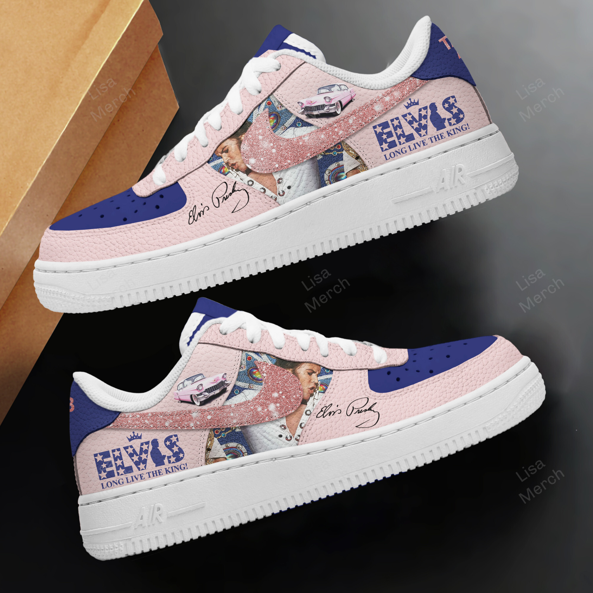 Elvis Presley Air Low-Top Sneakers Shoes Comfortable For Men And Women Printed Full Size - Image 2