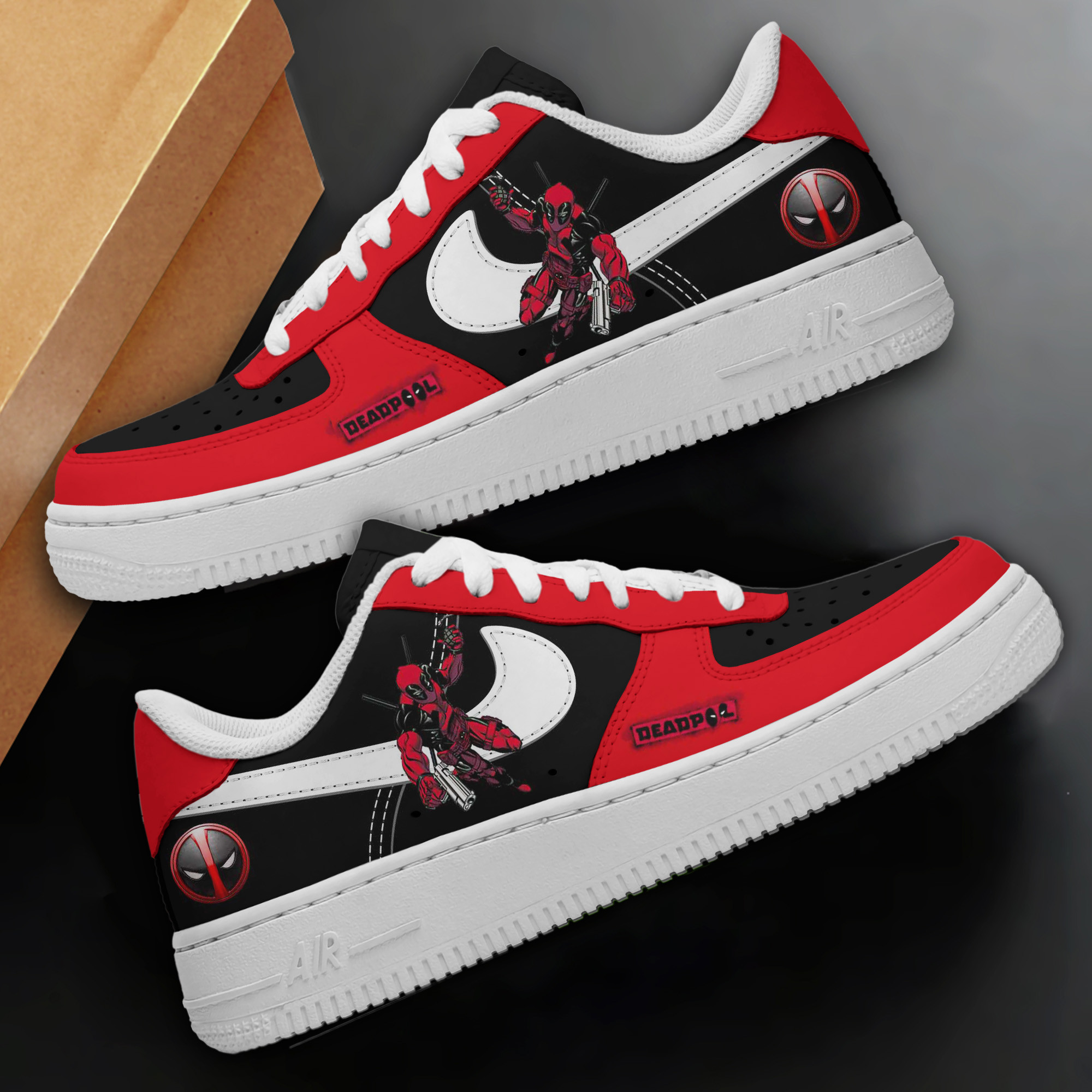 Deadpool And Wolverine Air Low-Top Sneakers Shoes Comfortable For Men And Women Printed Full Size - Image 2