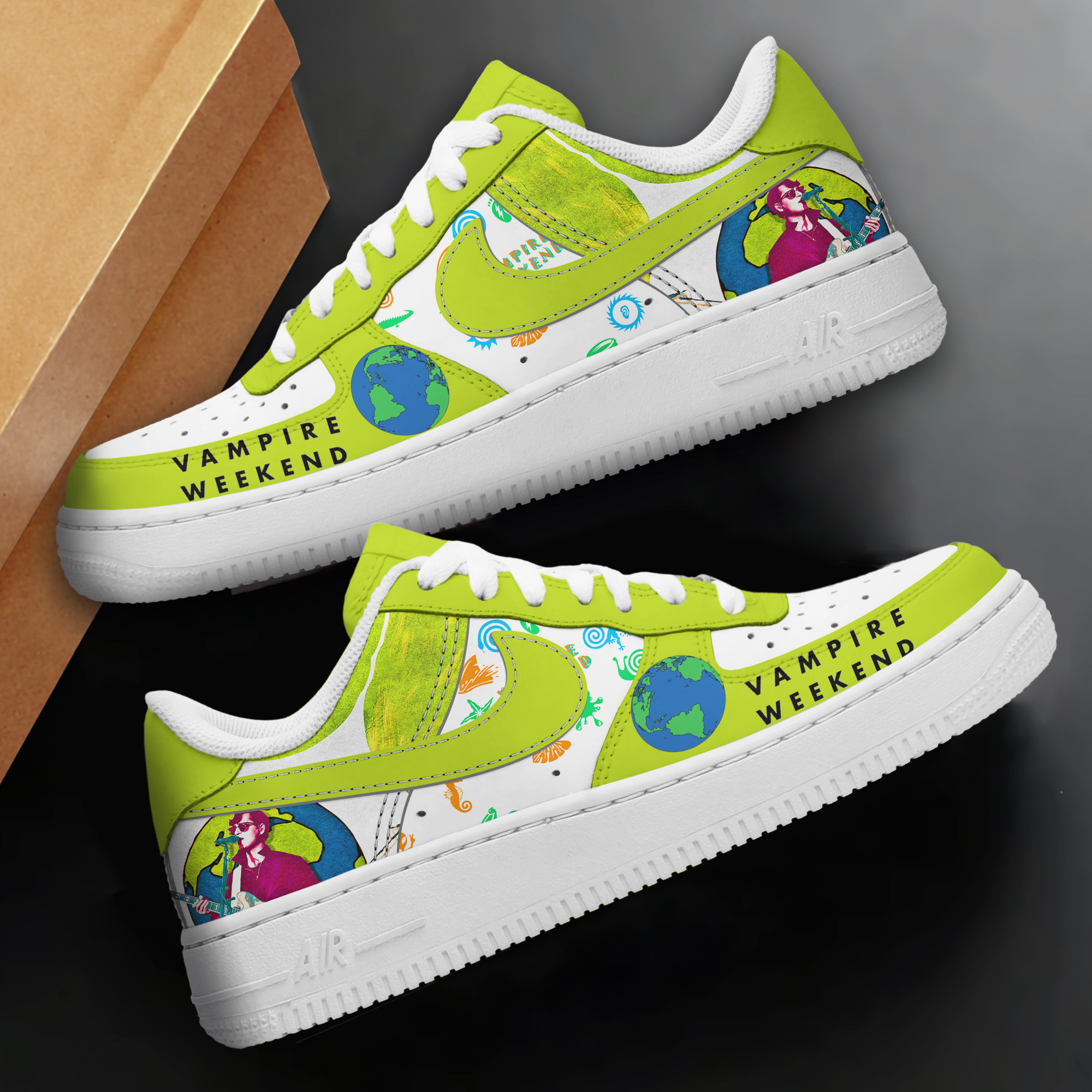 Vampire Weekend Air Low-Top Sneakers Shoes Comfortable For Men And Women Printed Full Size - Image 2