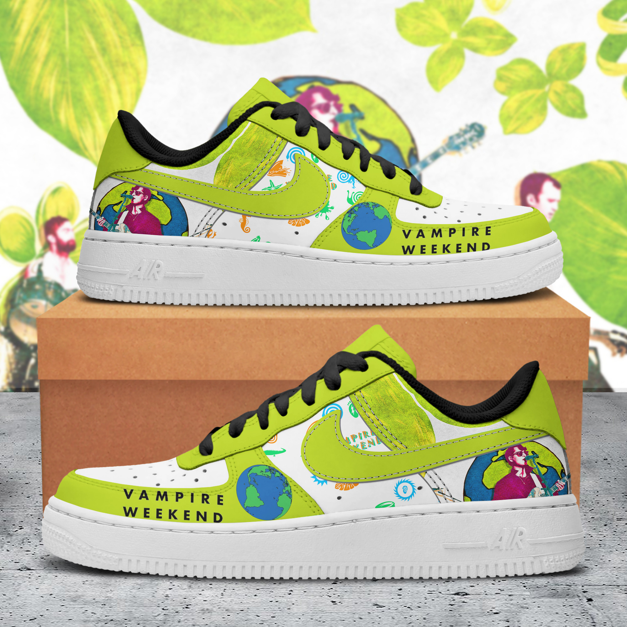 Vampire Weekend Air Low-Top Sneakers Shoes Comfortable For Men And Women Printed Full Size - Image 3