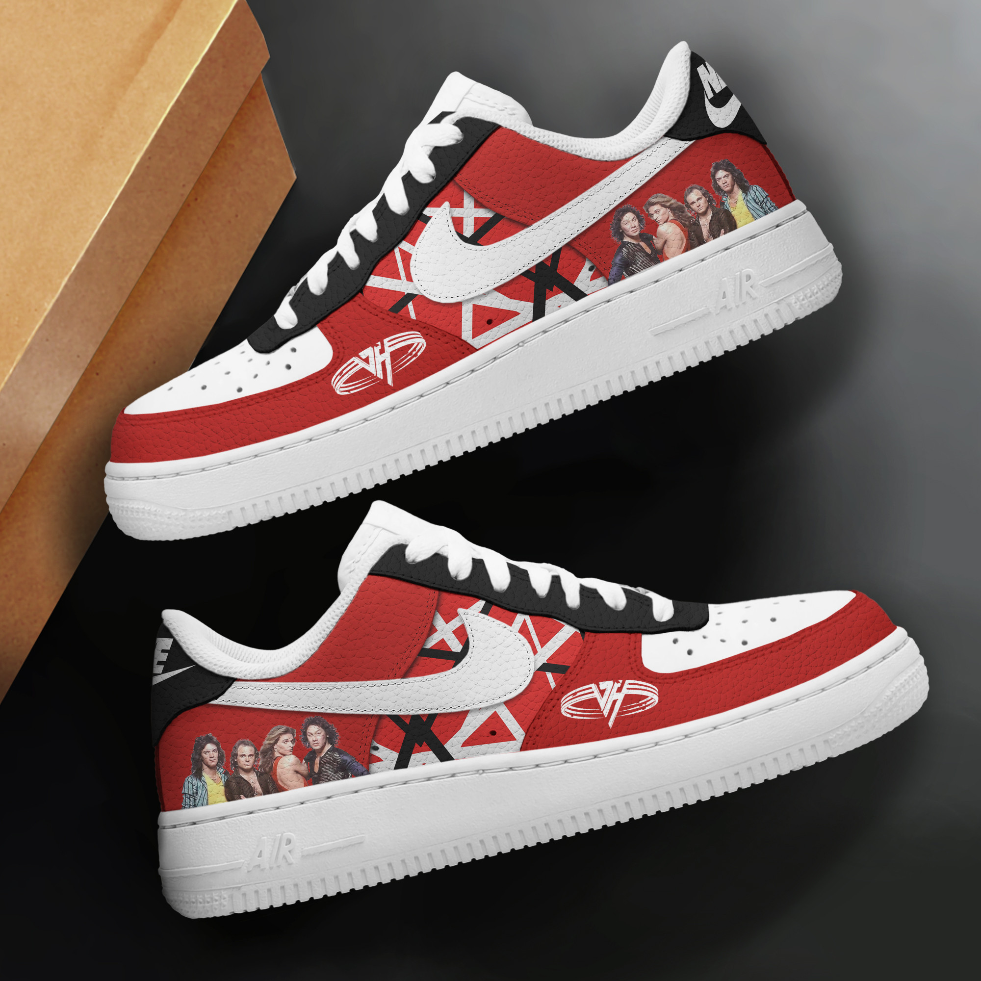 Van Halen Air Low-Top Sneakers Shoes Comfortable For Men And Women Printed Full Size - Image 2