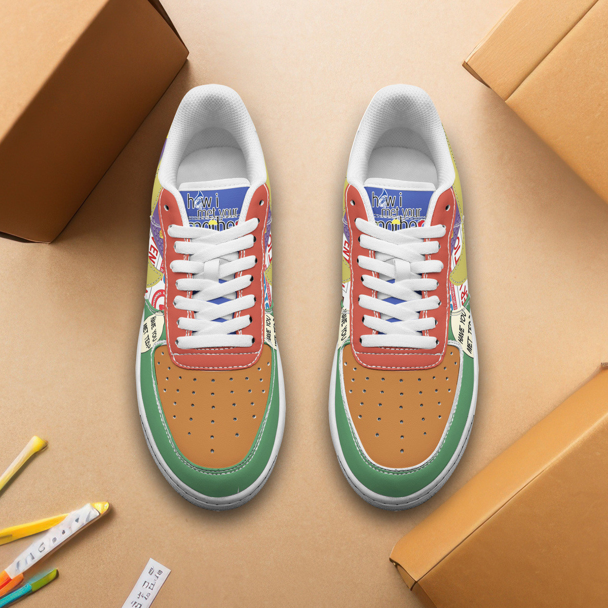How I Met Your Mother Air Low-Top Sneakers Shoes Comfortable For Men And Women Printed Full Size - Image 2